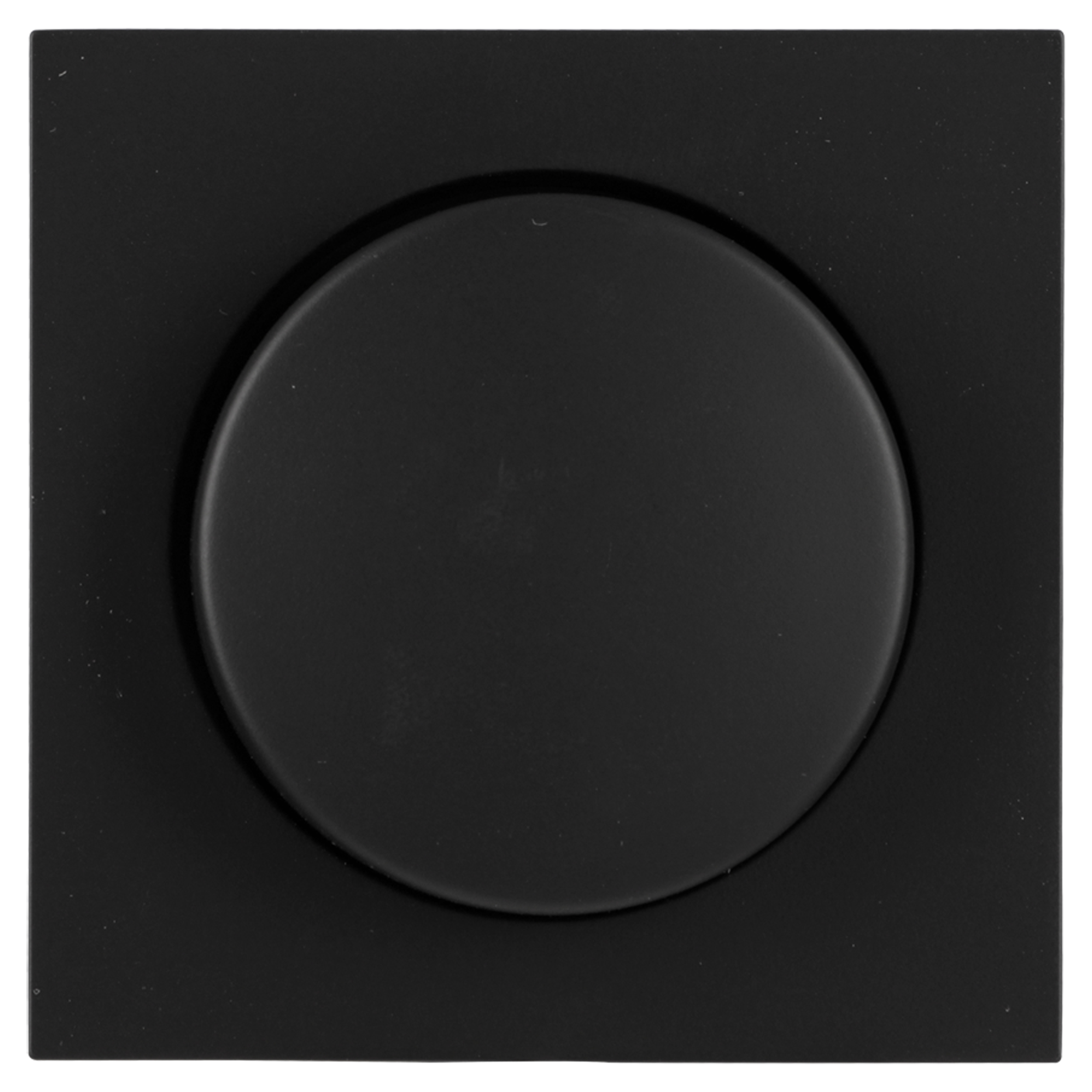 58.099.85 Q-Link S-Line centraalplaat met knop - voor dimmer mat zwart 