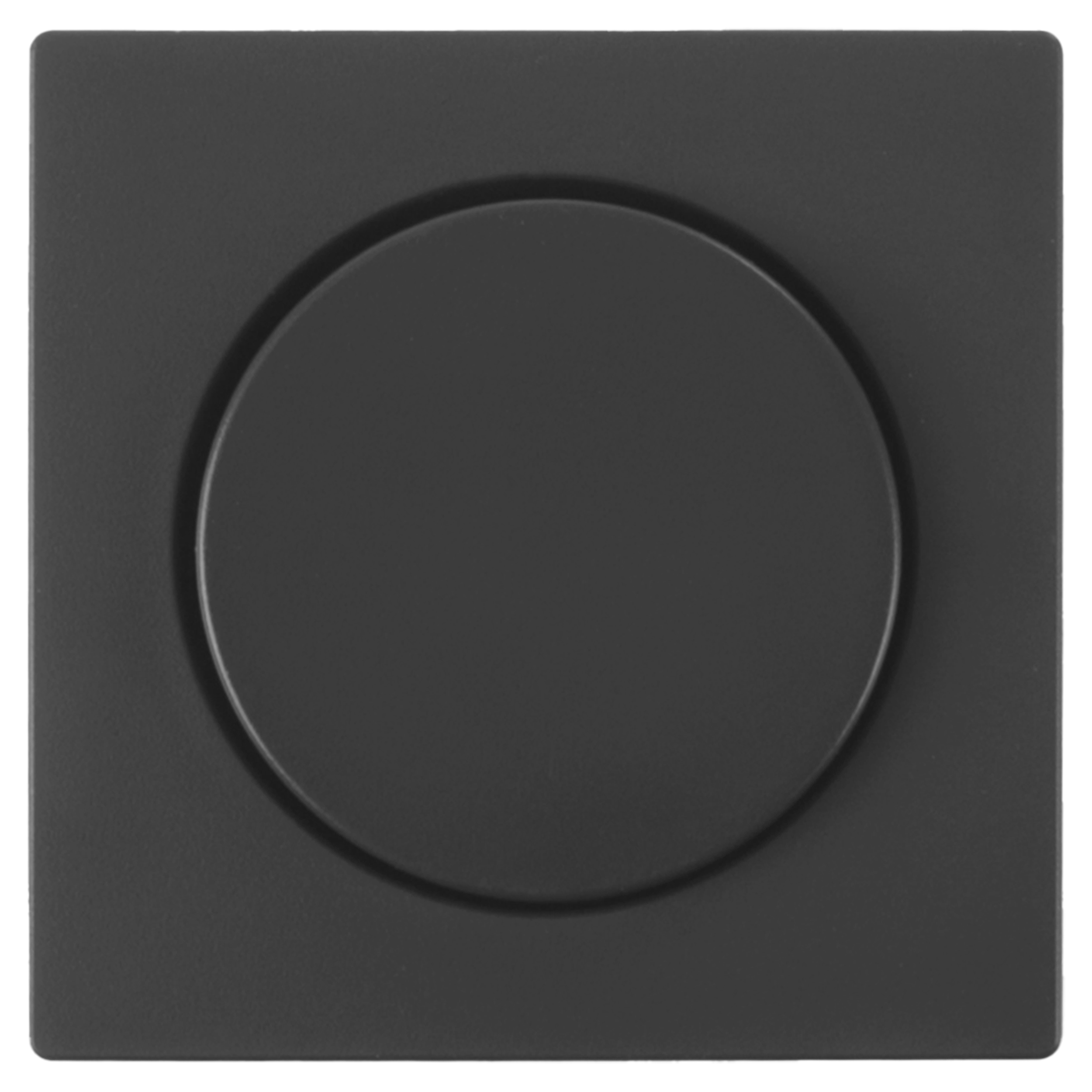 58.105.85 Merten System M centraalplaat met knop - dimmer antraciet 73 x 73 x 17 mm