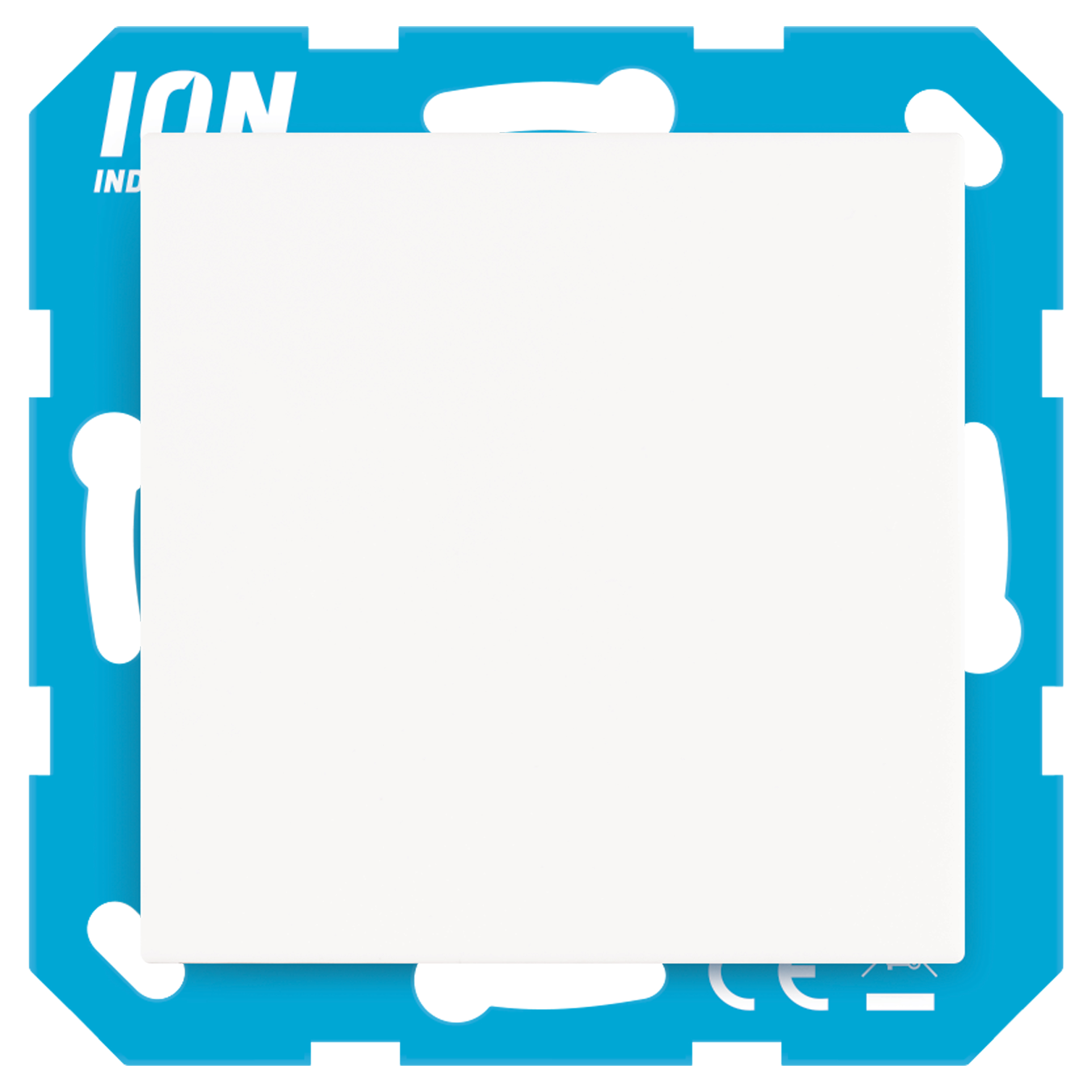58.116.20 ION Industries E1 blindplaat  alpin wit 71 x 71 mm