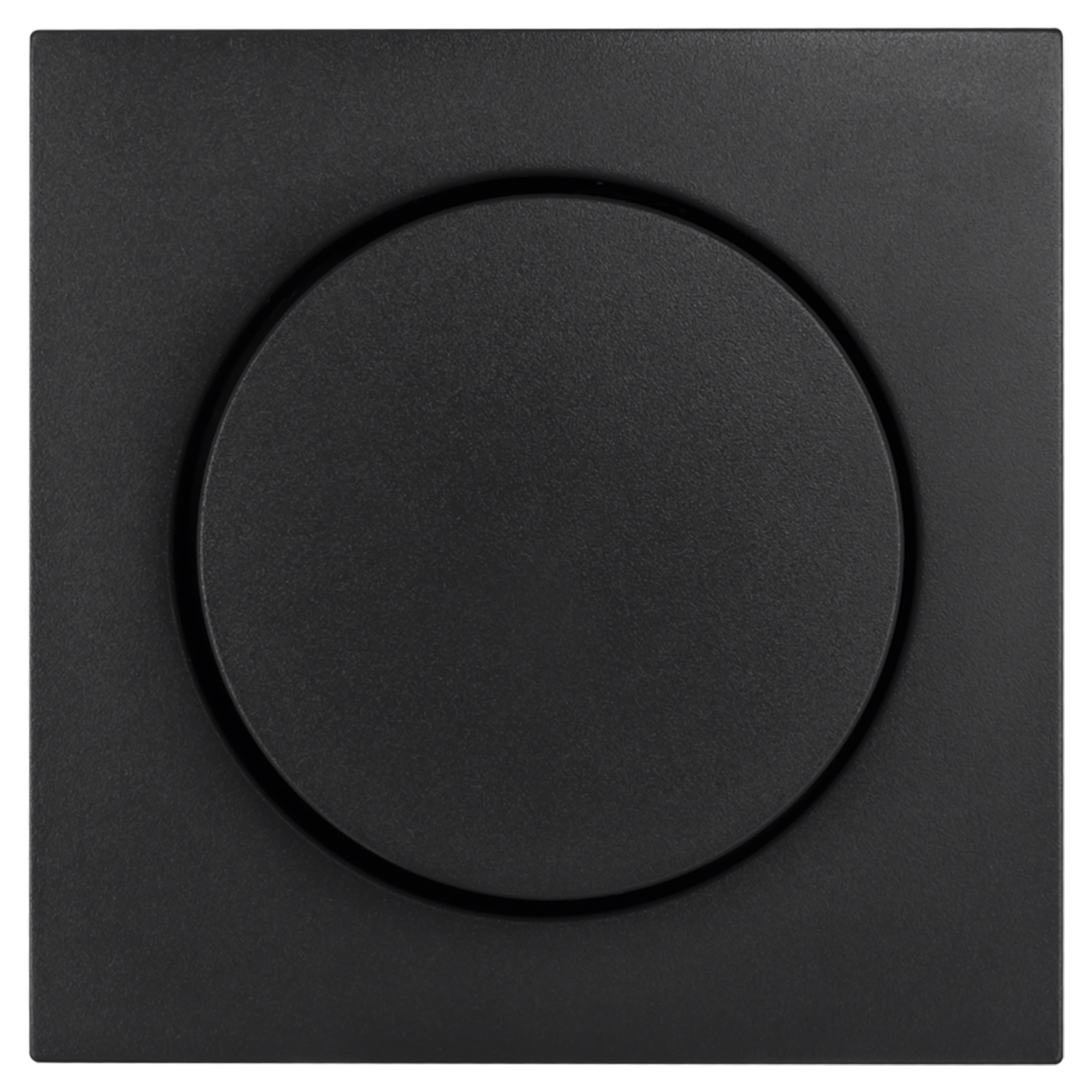 58.117.85 ION Industries E1 centraalplaat met knop - duo dimmer - 55 x 55 mm - zwart