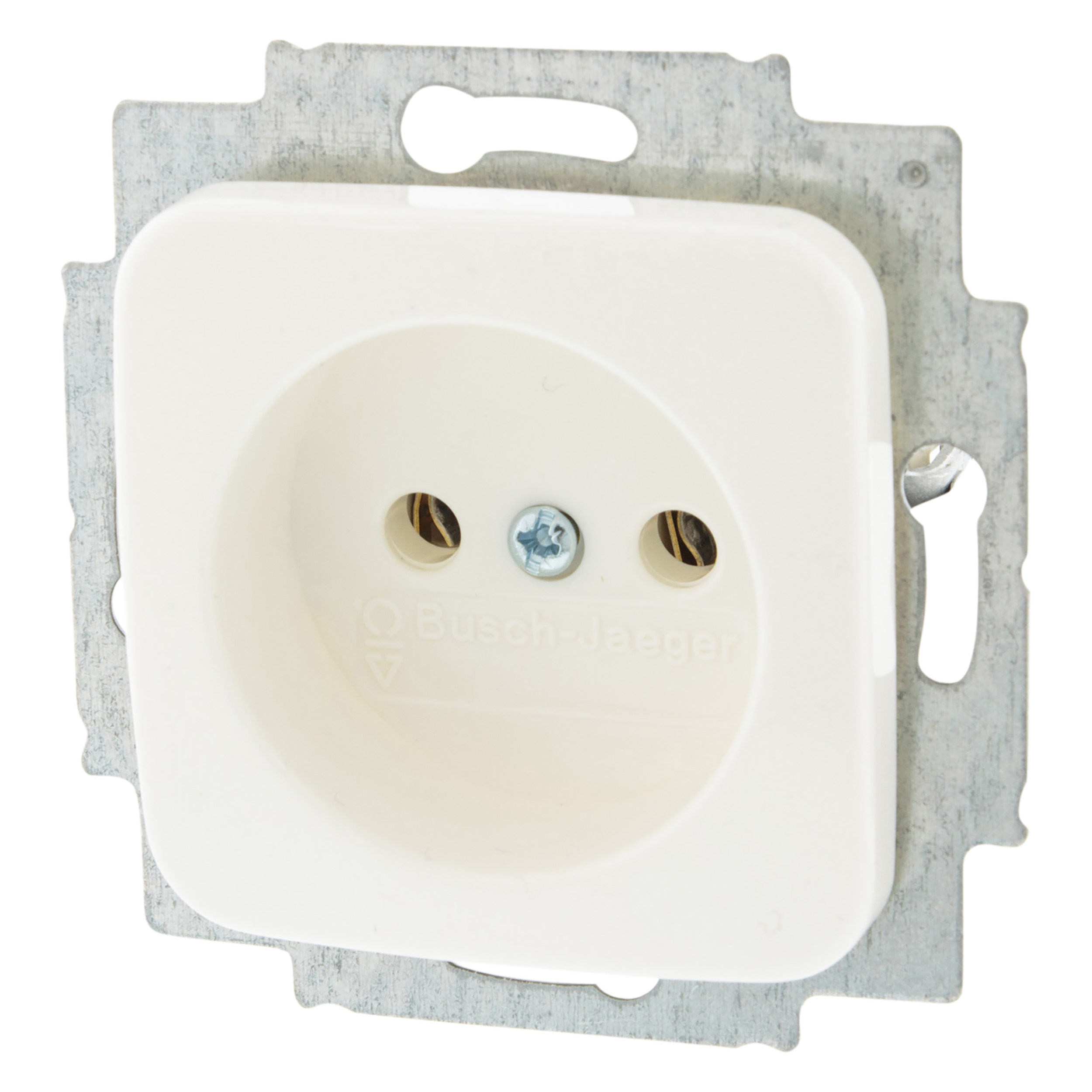66.001.40 Busch-Jaeger Reflex contactdoos inbouw - 1-voudig polarwit 