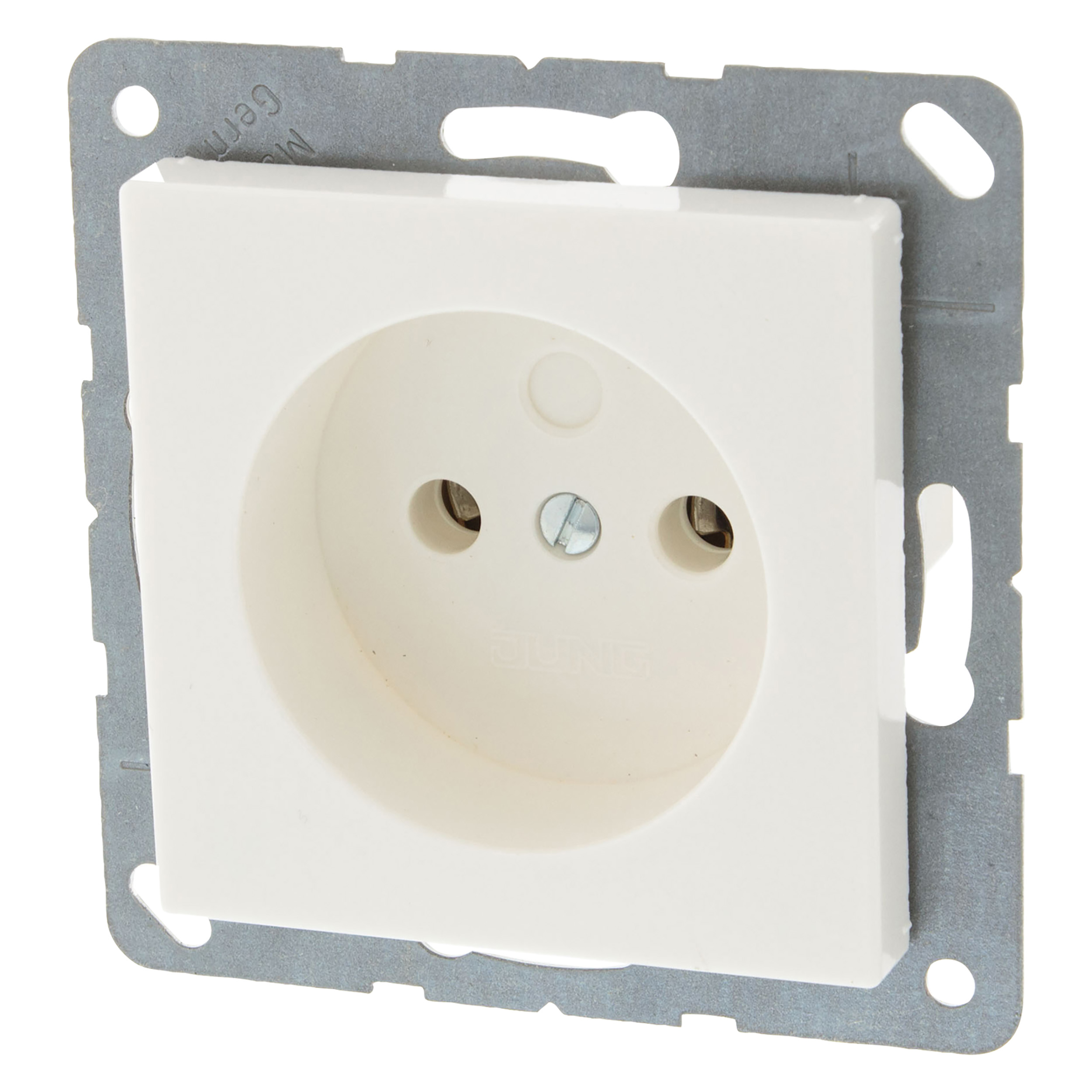 66.003.40 Jung AS500 contactdoos inbouw - 1-voudig polarwit 