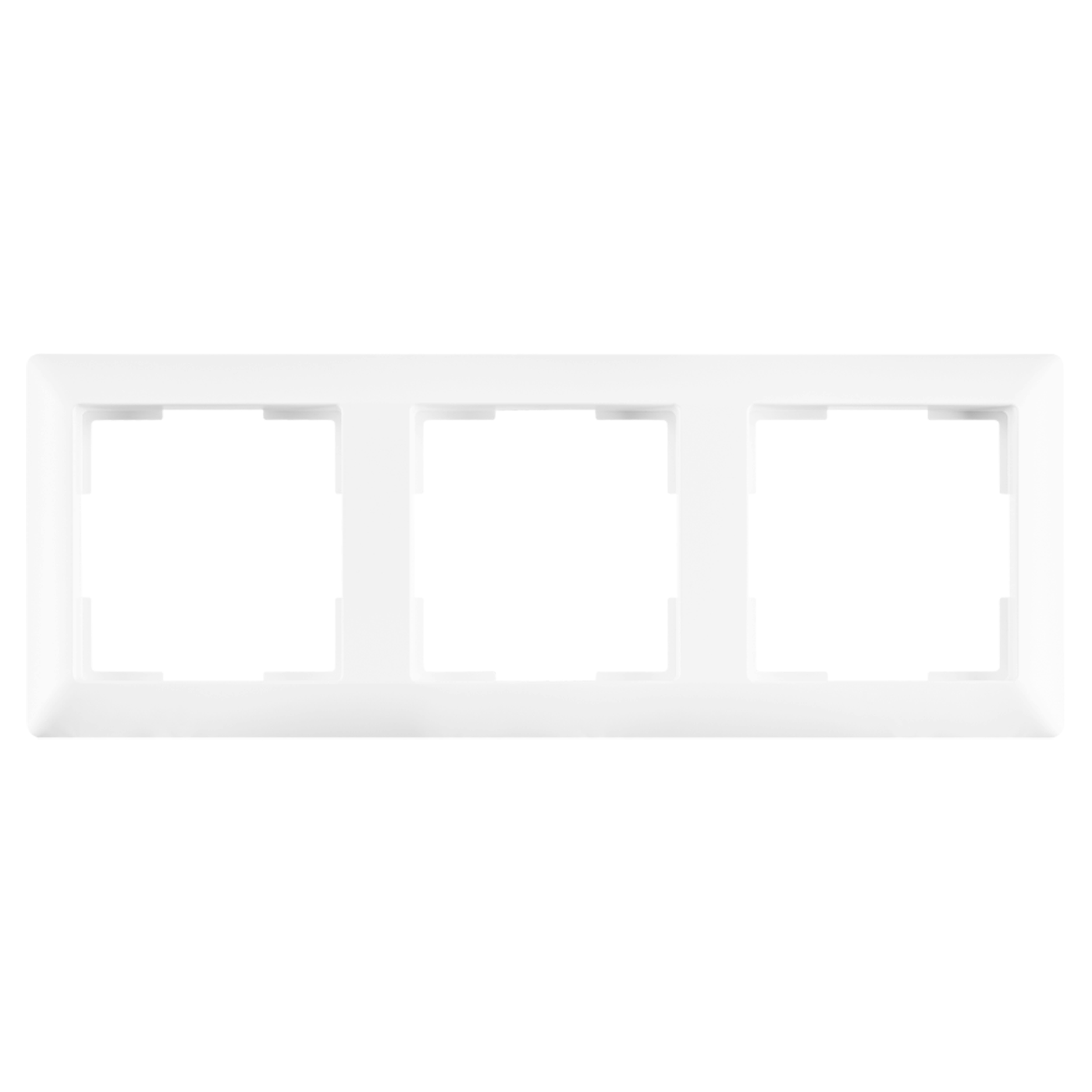 66.006.24 ION Industries J1 afdekraam 3-voudig - verticaal/horizontaal alpin wit 224 x 80 x 11 mm