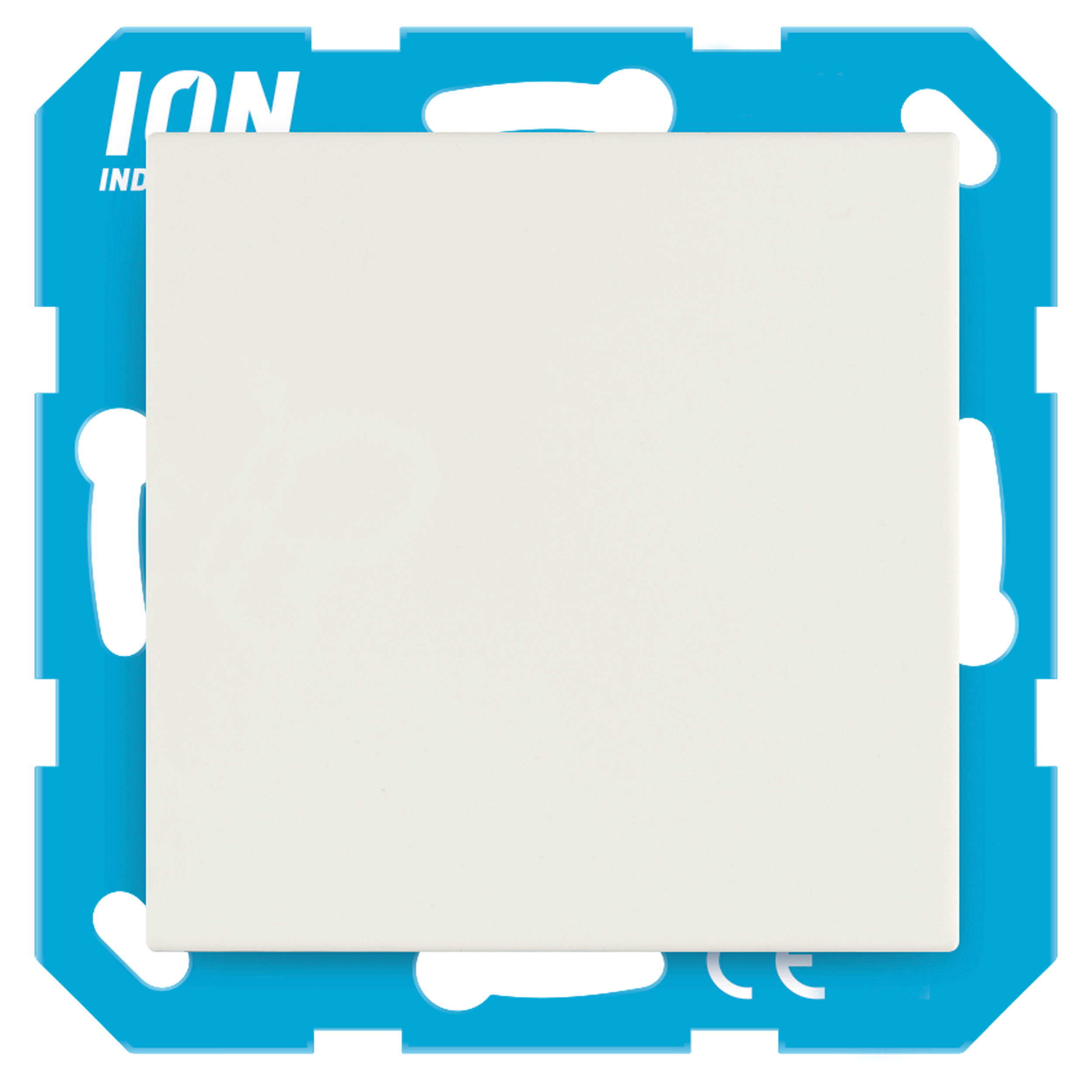 66.009.20 ION Industries V1/J1 blindplaat  mat alpin wit 