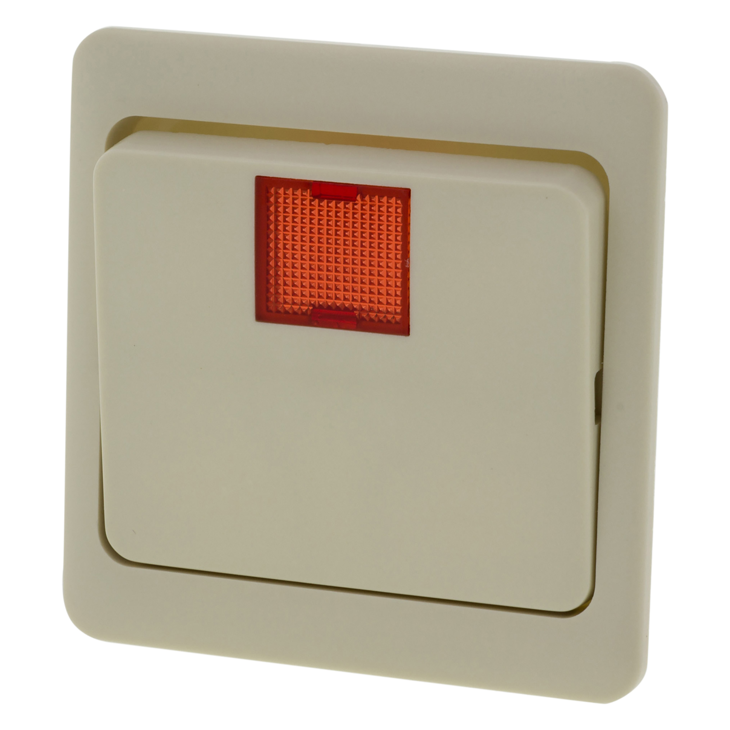 66.010.14 Peha Standard bedieningswip met lichtvenster - inbouw crème 