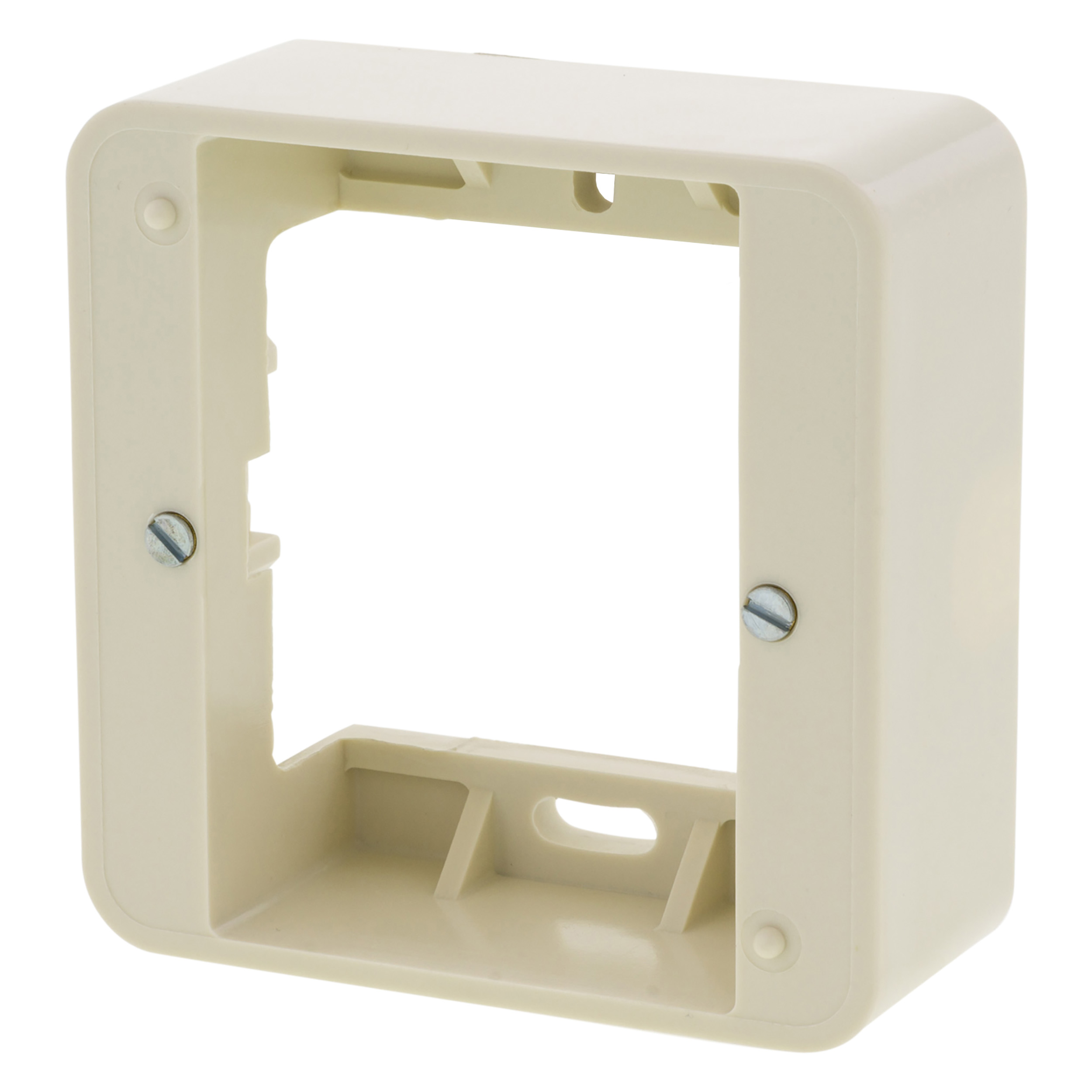 66.010.32 Peha Standard opbouwraam inbouw - 1-voudig crème 
