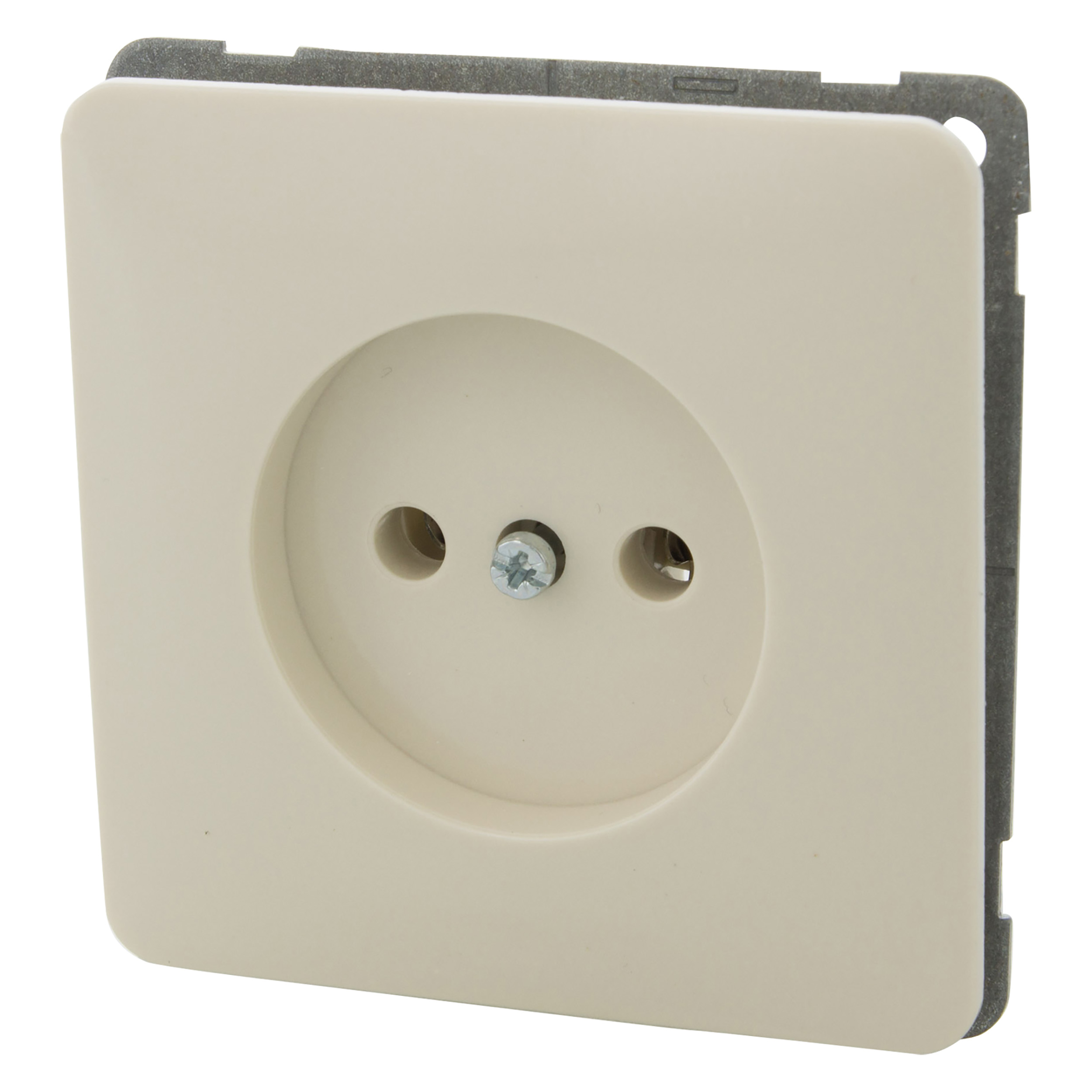 66.010.40 Peha Standard contactdoos inbouw - 1-voudig crème 
