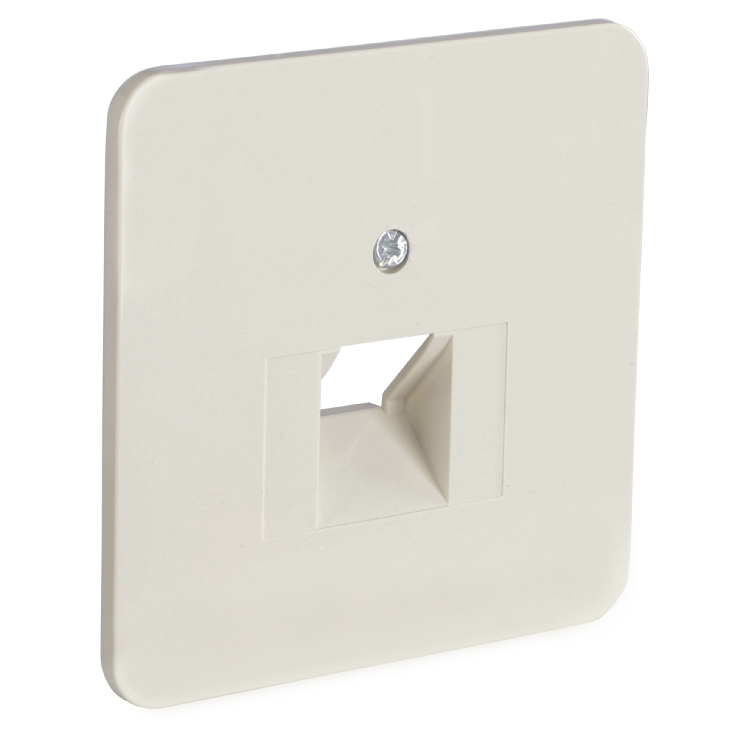 66.010.83 Peha Standard centraalplaat telefoon/data - 2 x 8-polig crème 