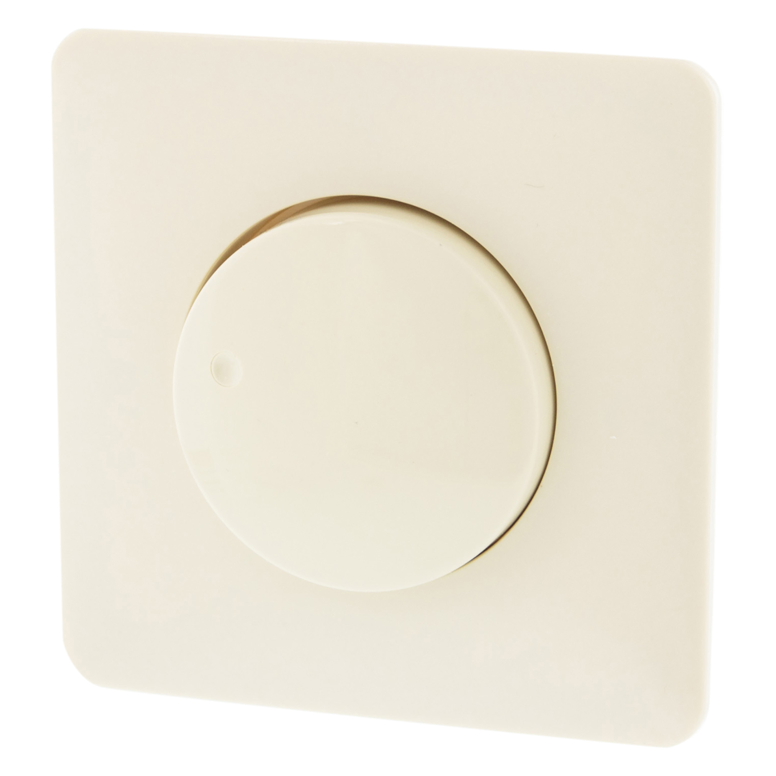 66.010.86 Peha Standard centraalplaat met knop - voor dimmer - inbouw crème 
