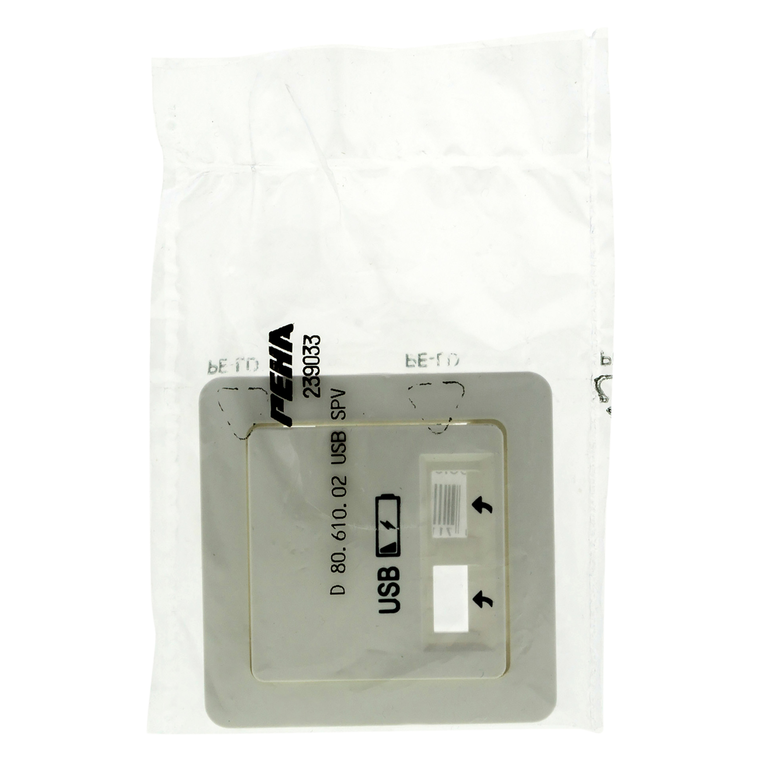 6601143 - Centraalplaat USB - Peha - Inbouw - Schakelmateriaal Elektra - Webshop | SHI