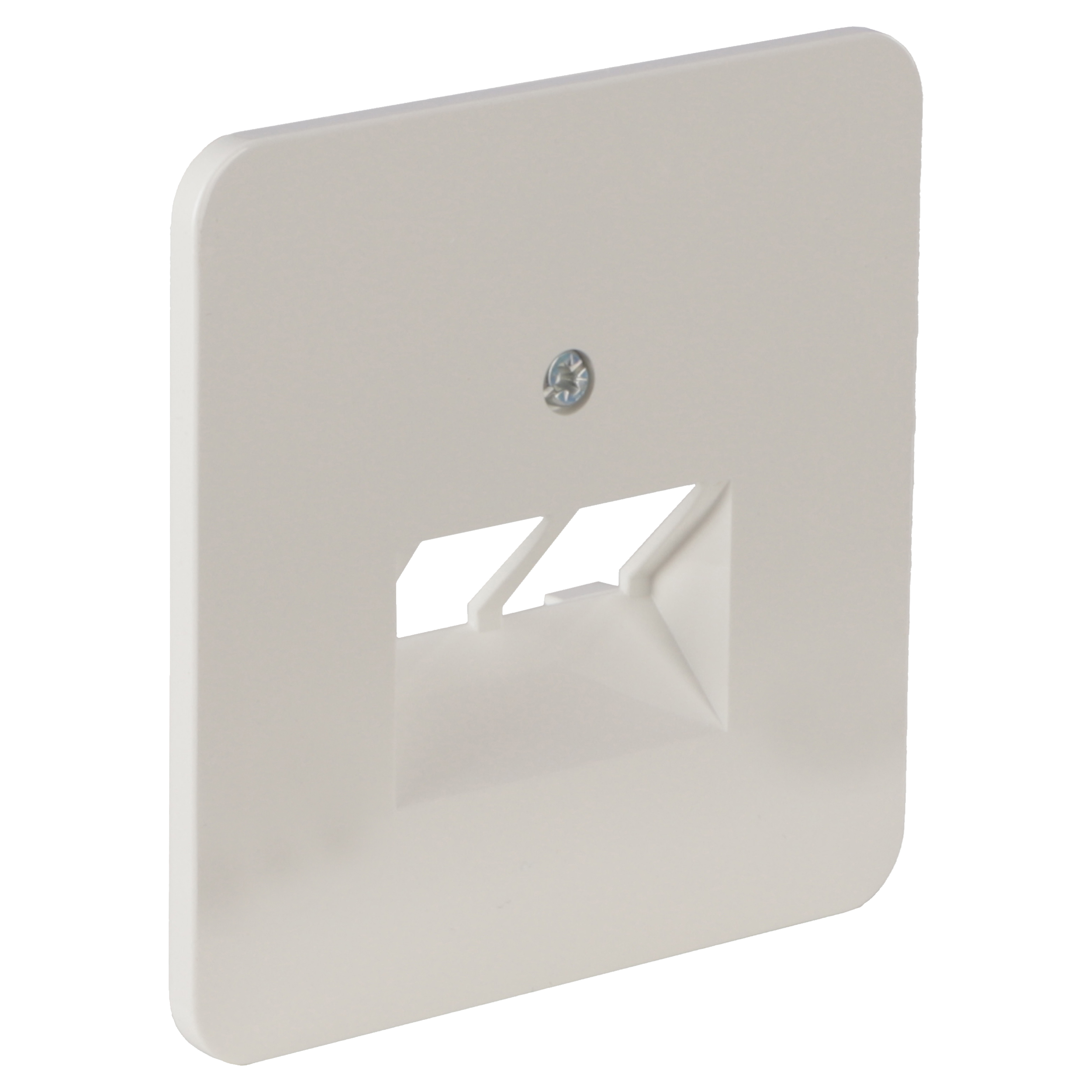 66.011.84 Peha Standard centraalplaat telefoon/data - 2 x 8-polig polarwit 