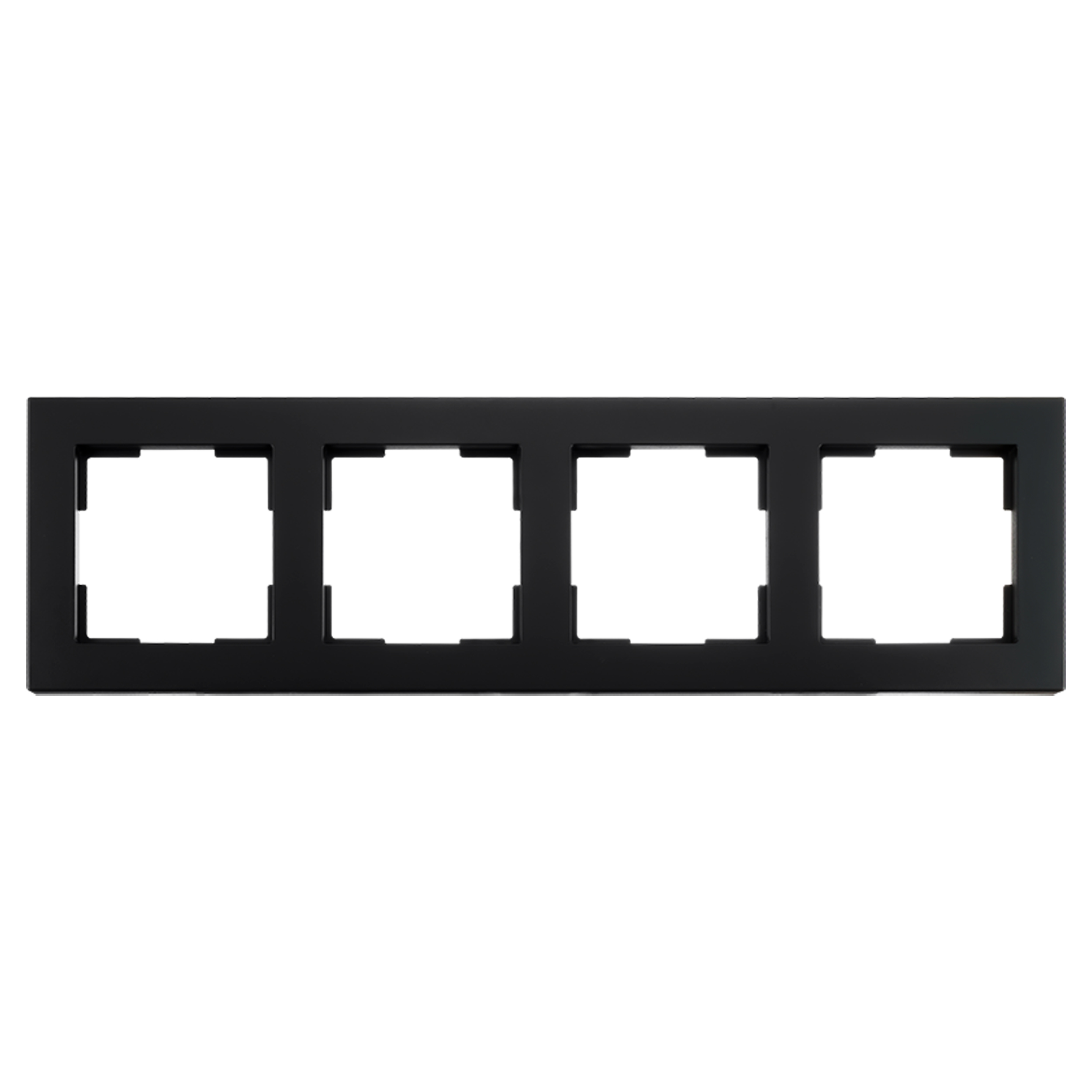 66.017.26 ION Industries V1 afdekraam 4-voudig - verticaal/horizontaal mat zwart 298 x 85 x 11 mm