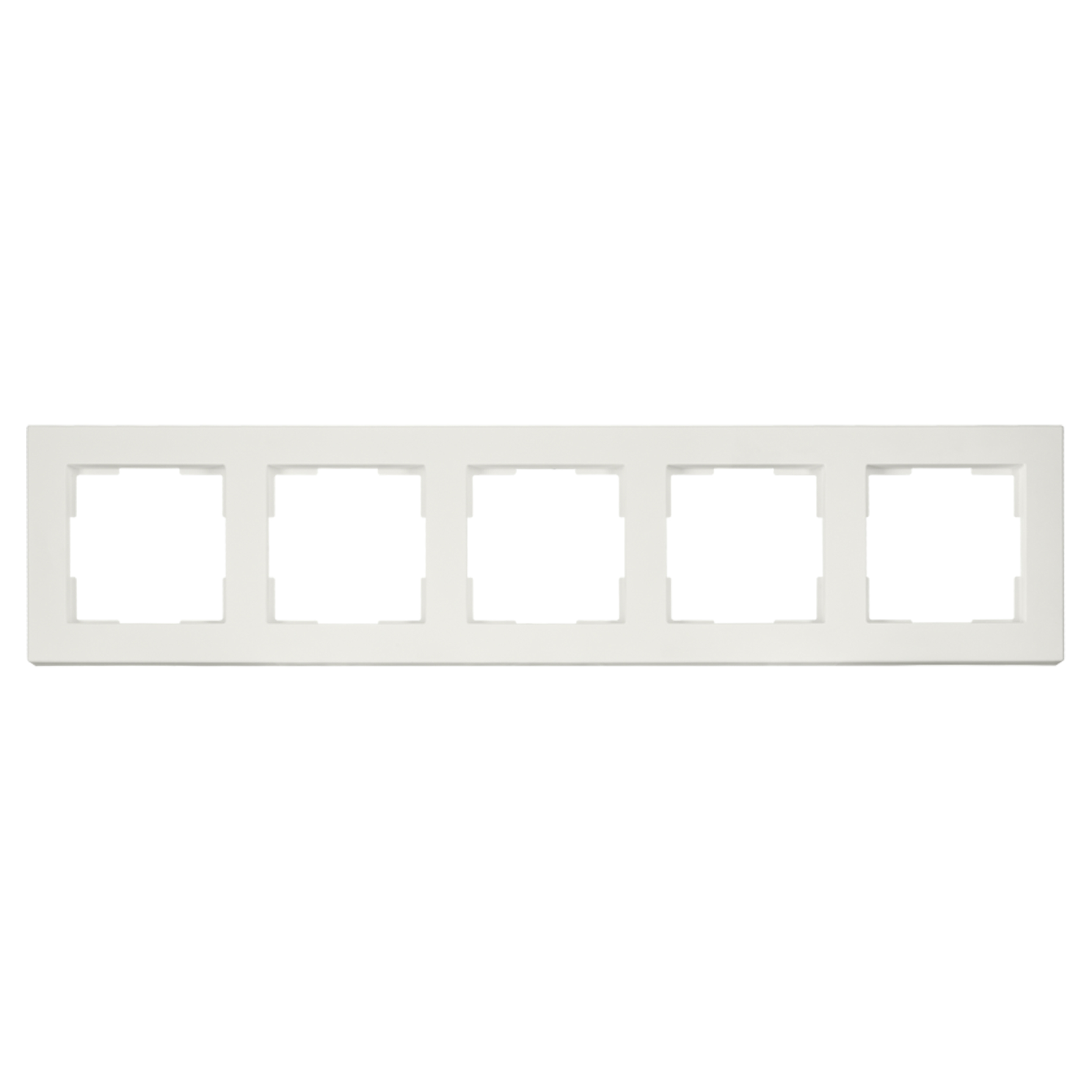 66.019.28 ION Industries V1 afdekraam 5-voudig - verticaal/horizontaal mat alpin wit 369 x 80 x 11 mm