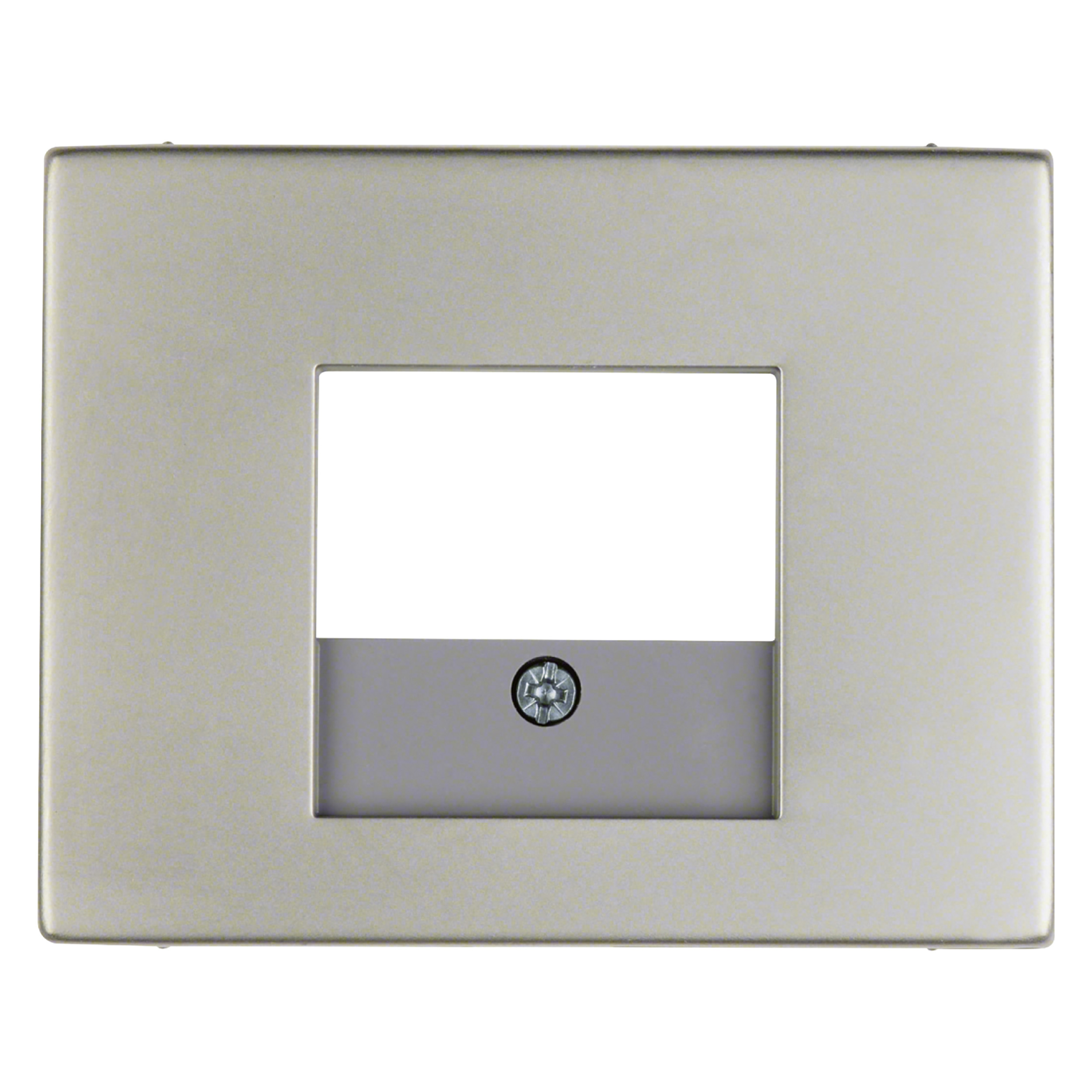 66.023.66 Berker K5 centraalplaat TAE/USB RVS 