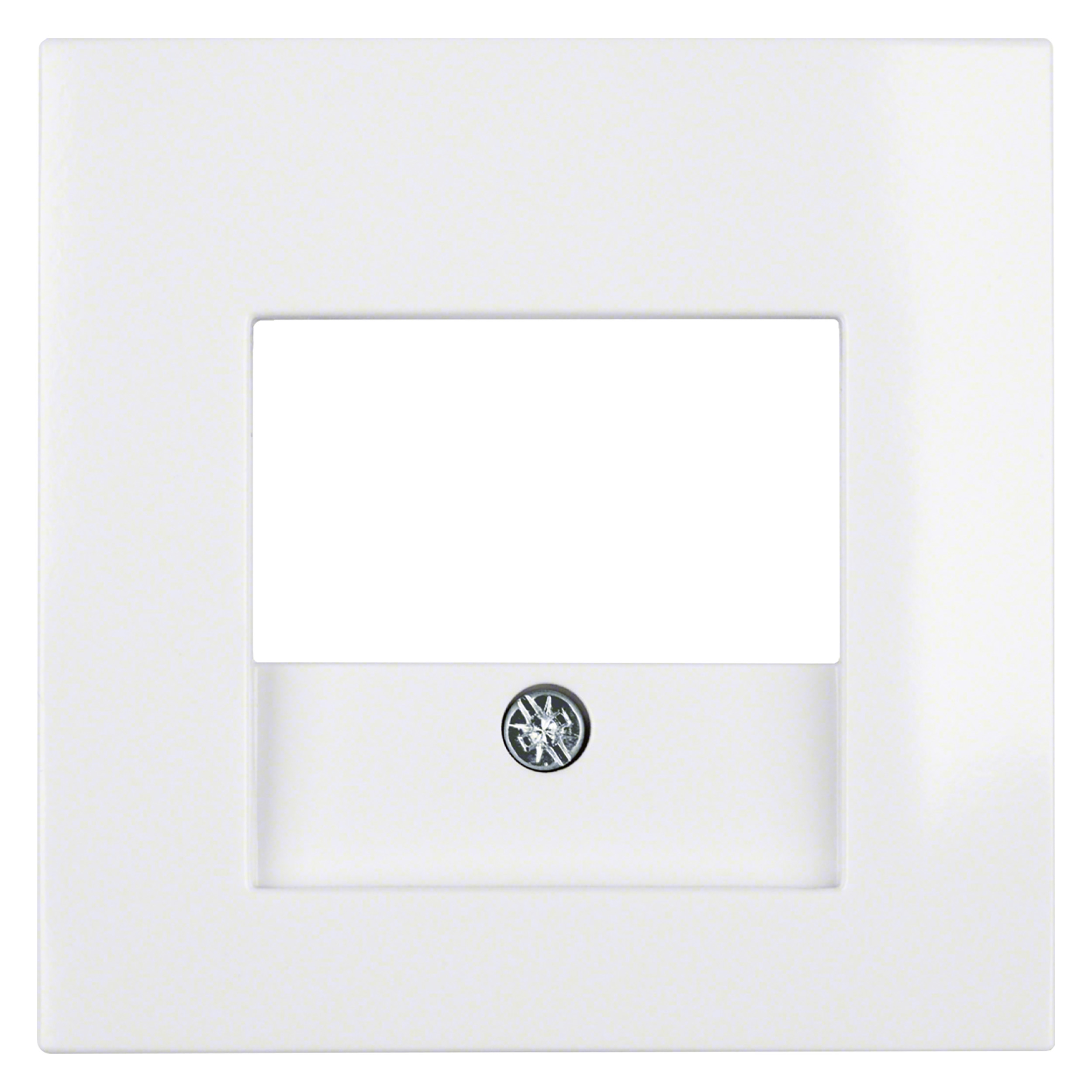 66.033.66 Berker S1 afdekplaat TAE/USB polarwit 