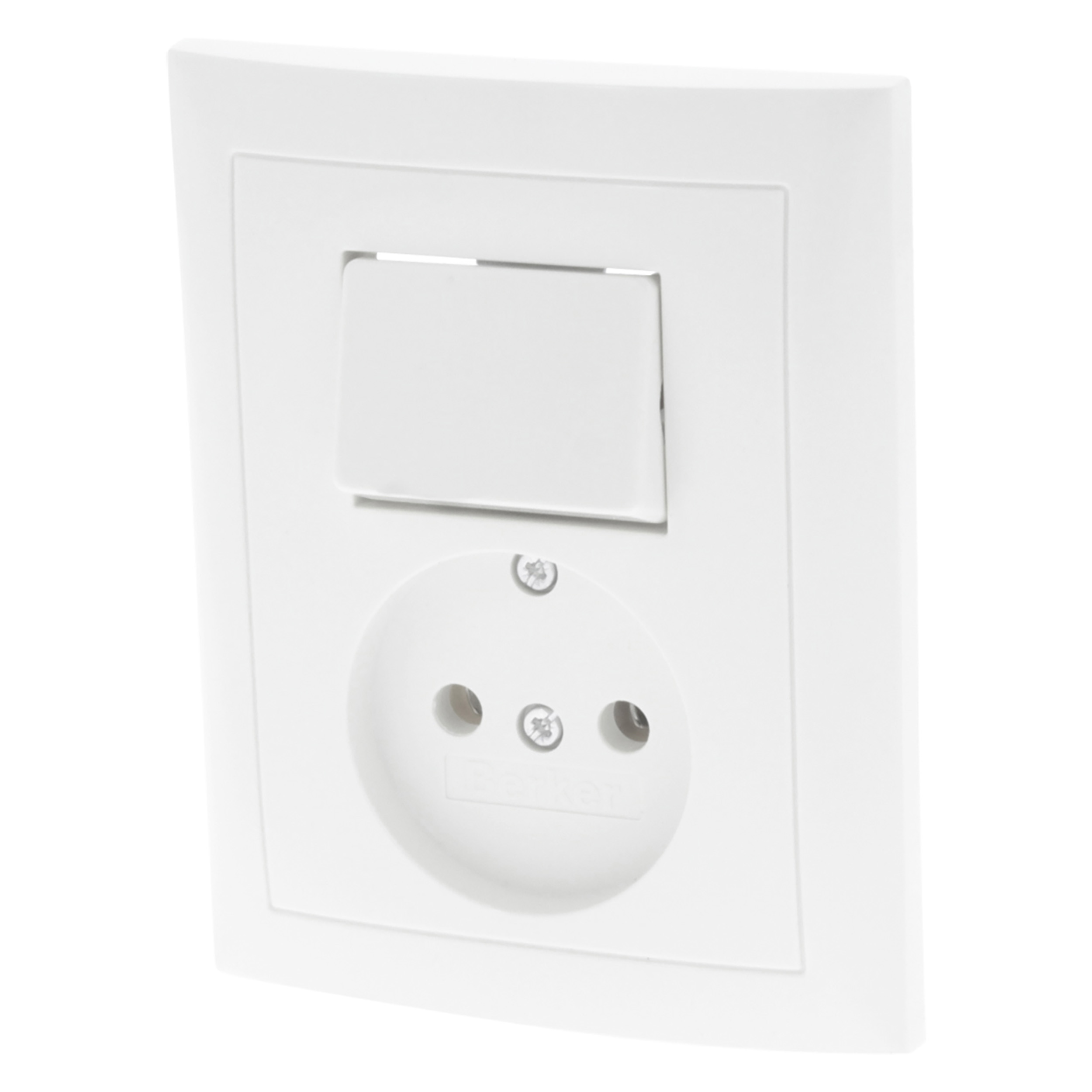 66.033.67 Berker S1 combinatie inbouw - wissel polarwit 