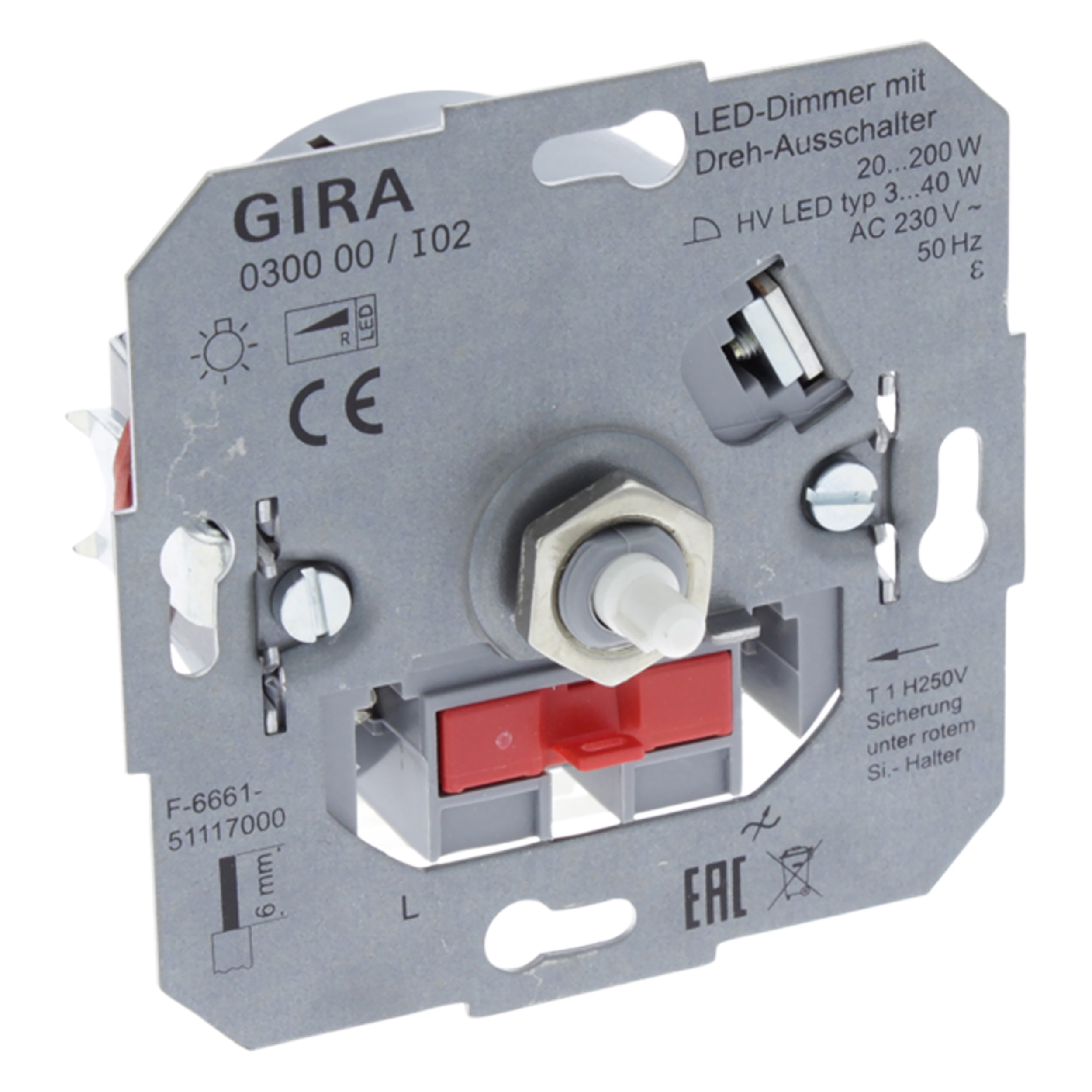 66.050.98 Gira  dimmer inbouw - LED - universeel - 20-200W - element  