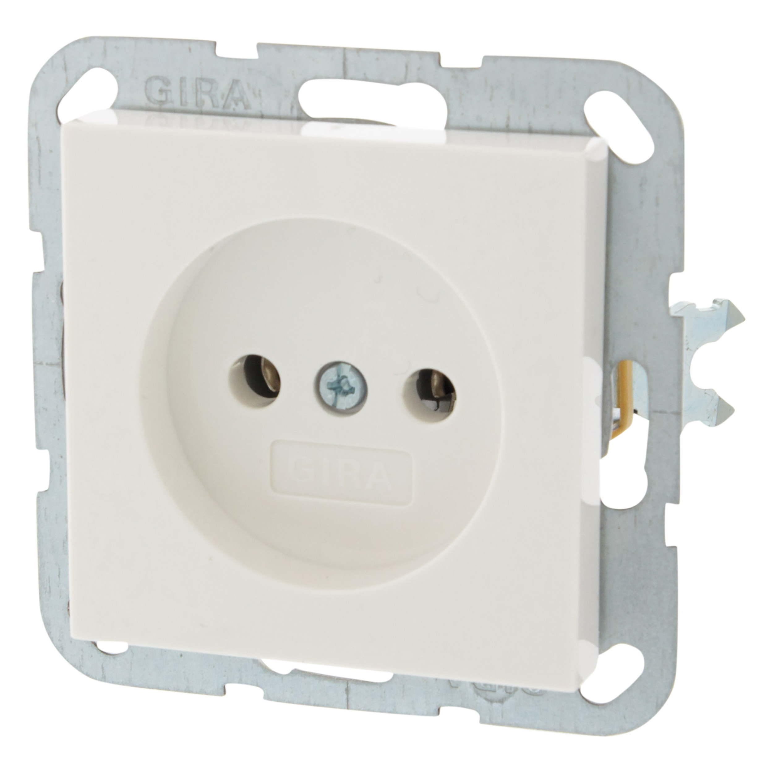 66.051.40 Gira System 55 contactdoos inbouw - 1-voudig polarwit 