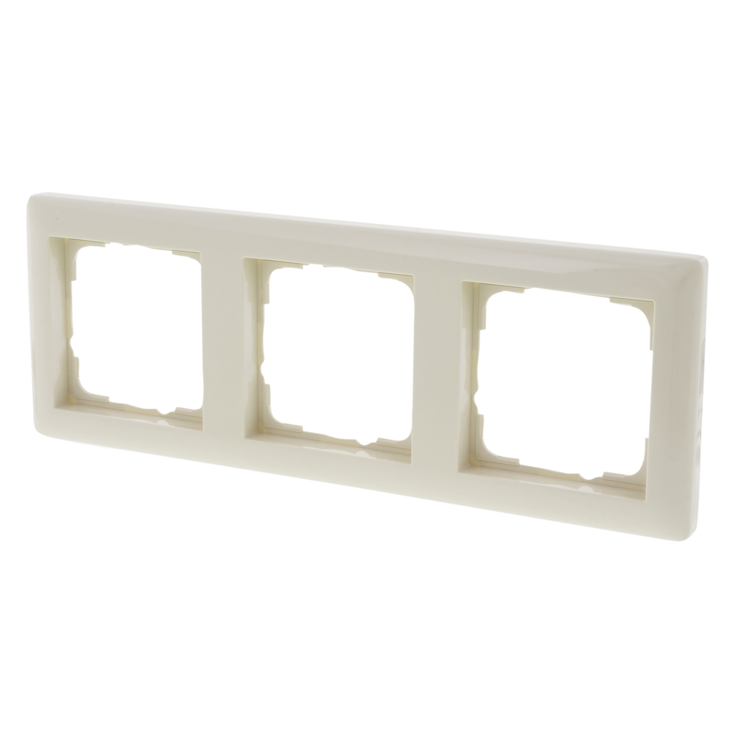 66.052.24 Gira System 55 afdekraam inbouw - 3-voudig crème 