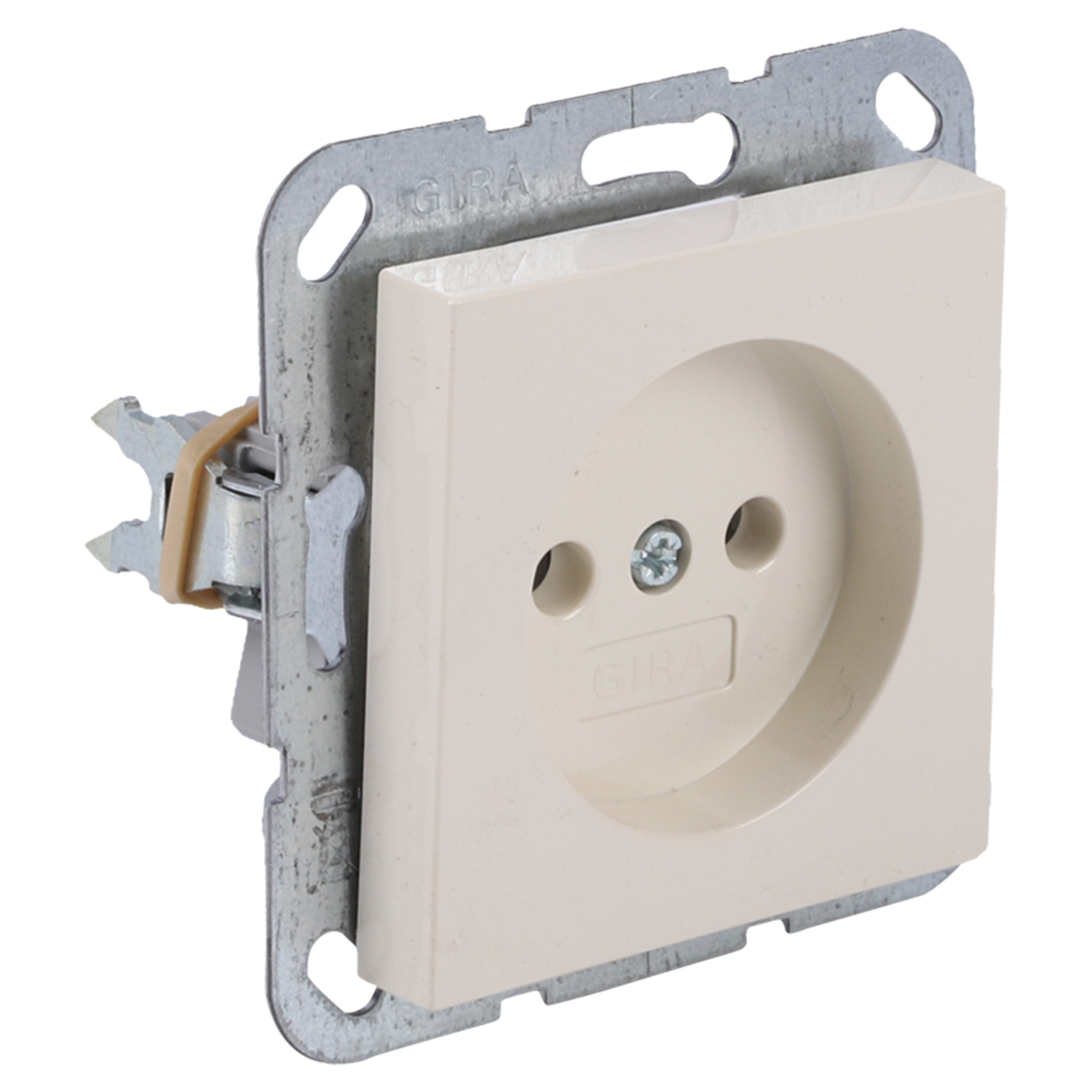 66.052.40 Gira System 55 contactdoos inbouw - 1-voudig crème 