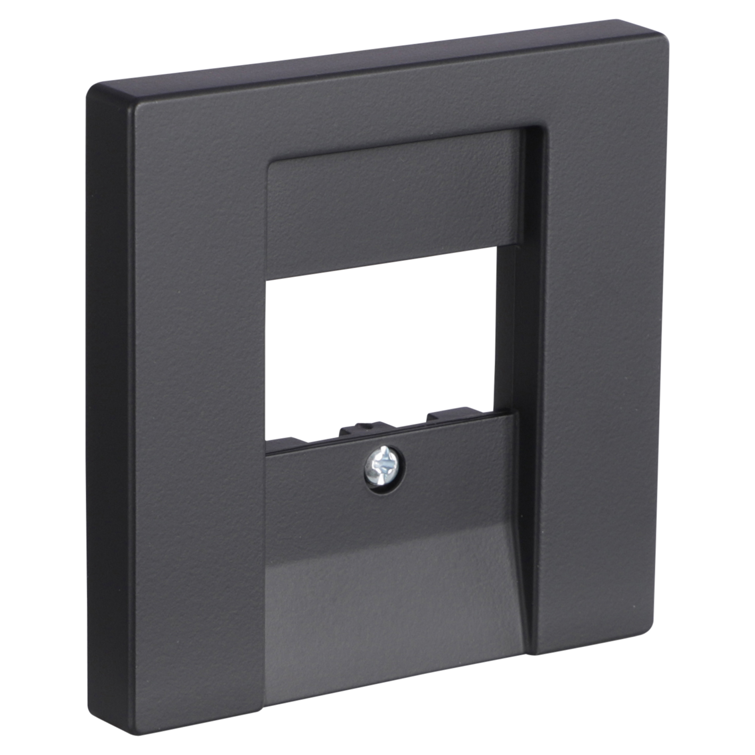 66.055.66 Busch-Jaeger Future Linear afdekplaat TAE/USB/UAE zwart 