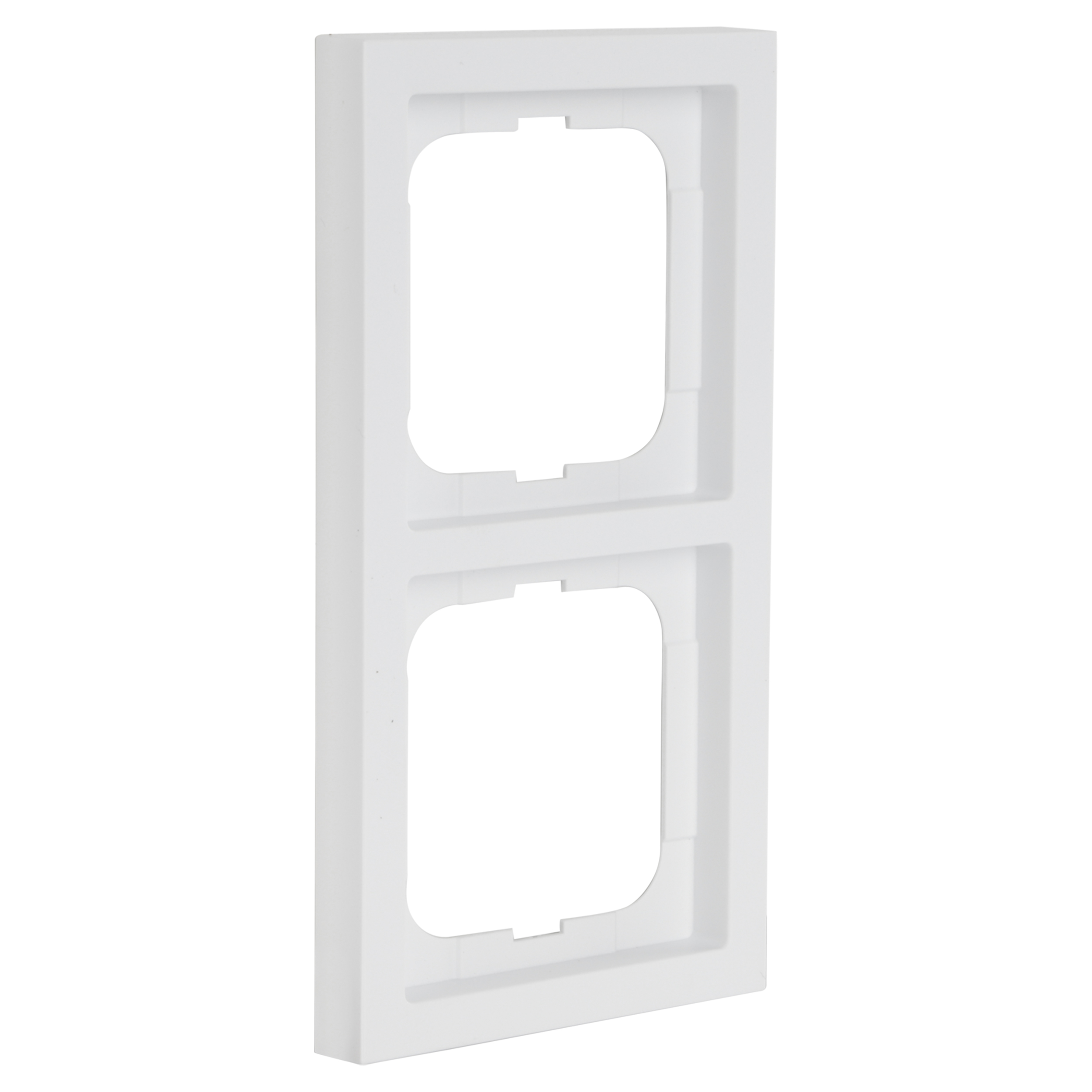 66.056.22 Busch-Jaeger Future Linear afdekraam inbouw - 2-voudig - verticaal/horizontaal polarwit 80 x 151 x 11 mm