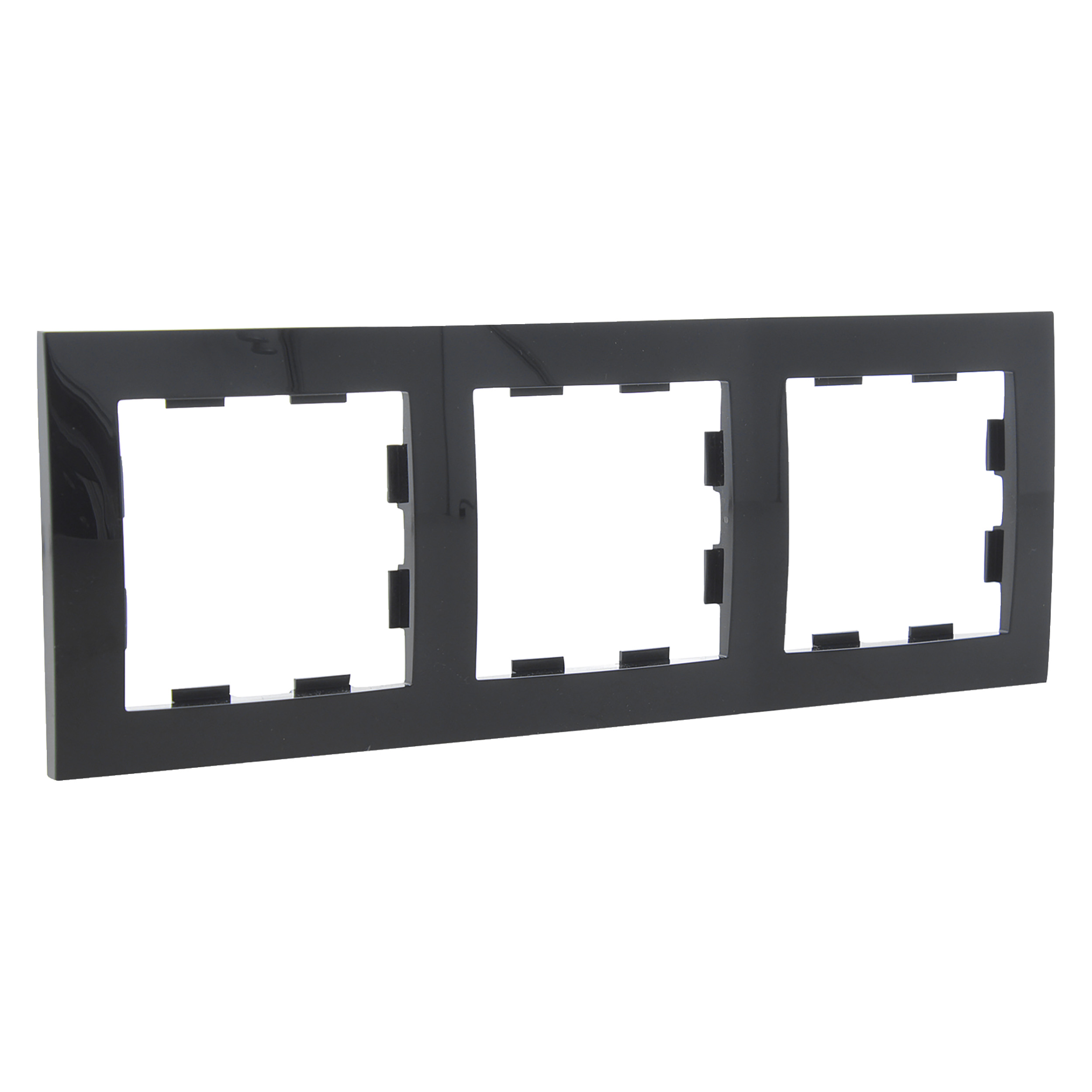 66.083.24 Q-Link S2 afdekraam inbouw - 3-voudig antraciet 