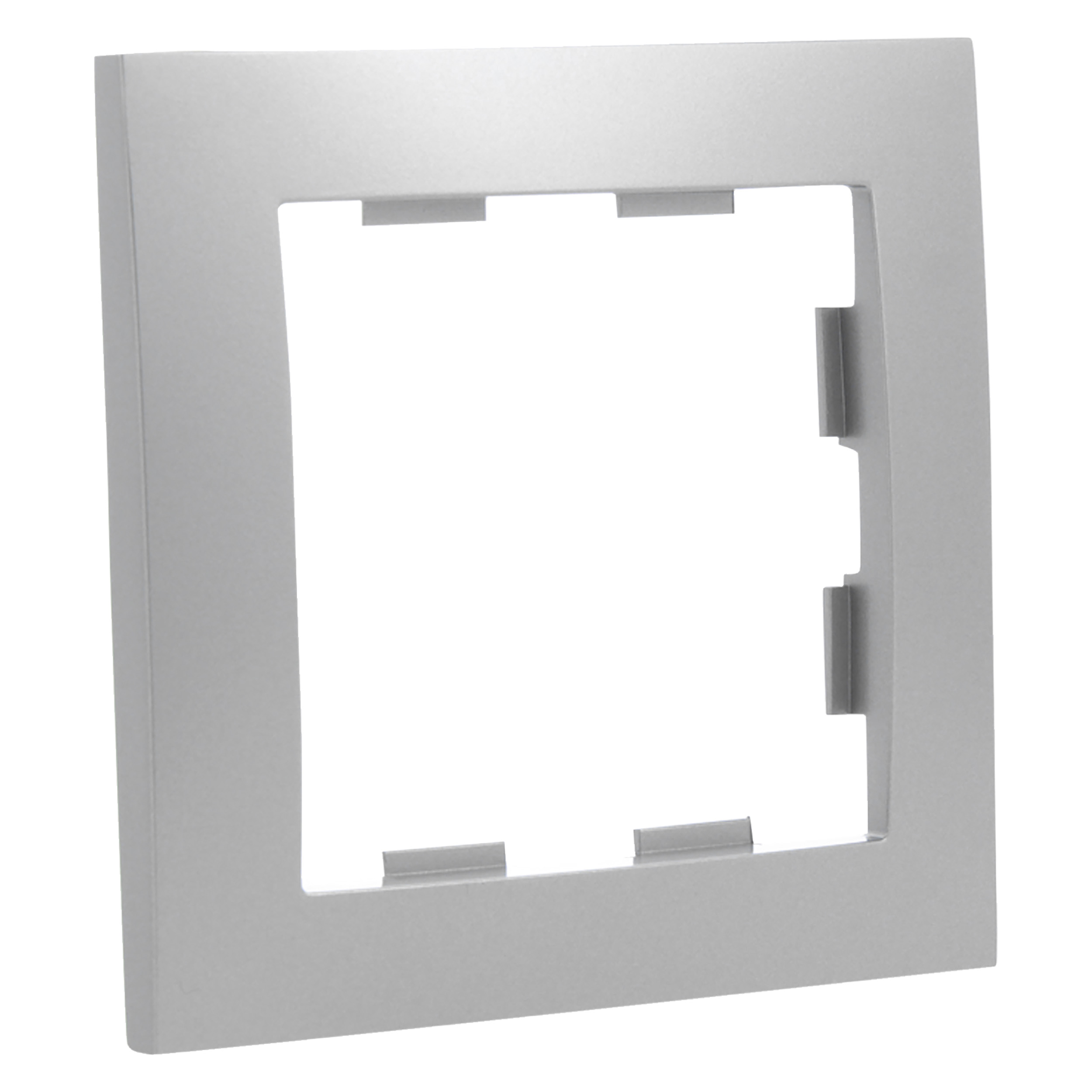66.084.21 Q-Link S2 afdekraam inbouw - 1-voudig RVS 