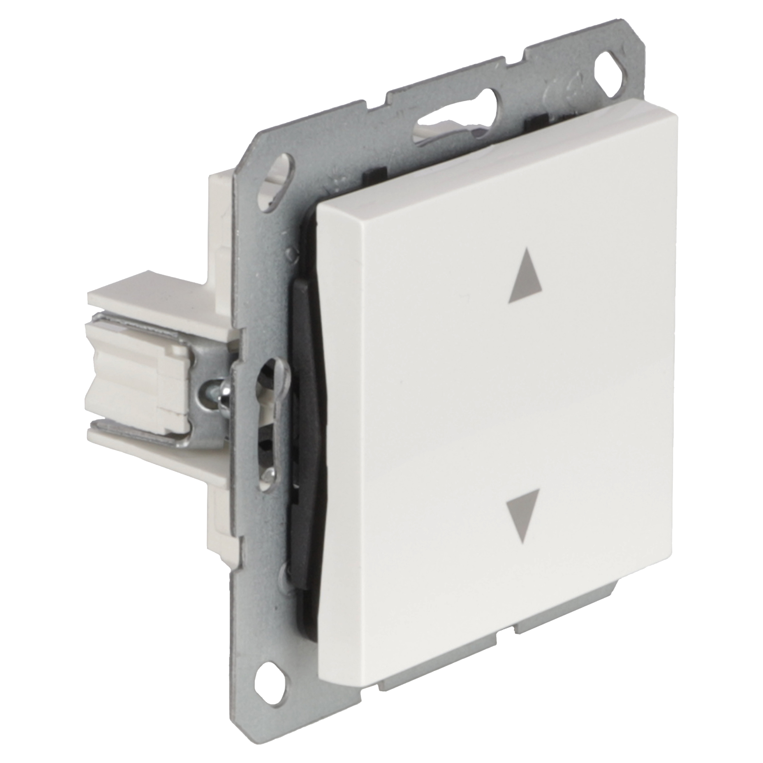 66.096.11 Q-Link S-Line jaloezieschakelaar inbouw - druk polarwit 