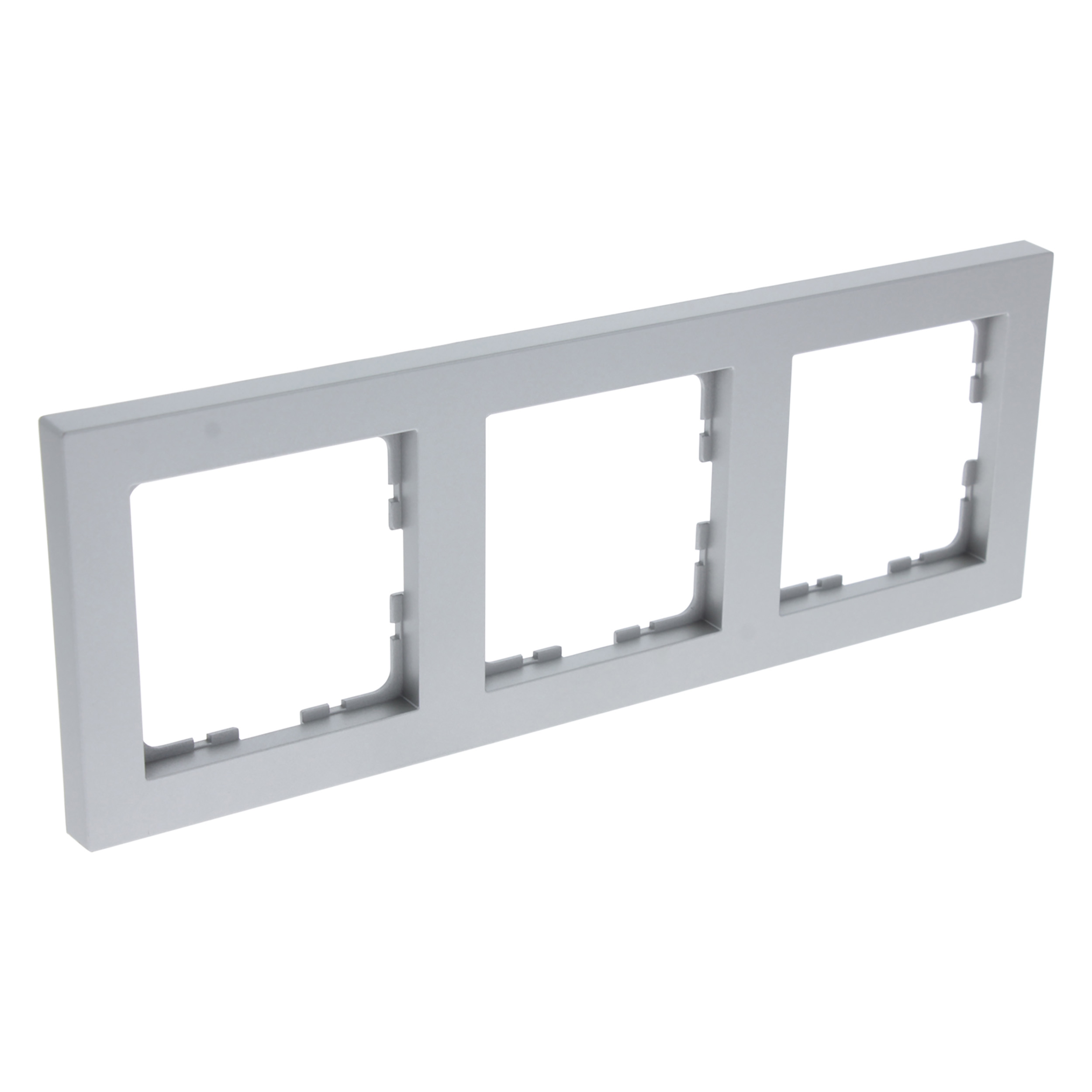66.098.24 Q-Link S-Line afdekraam 3-voudig - verticaal/horizontaal aluminium 