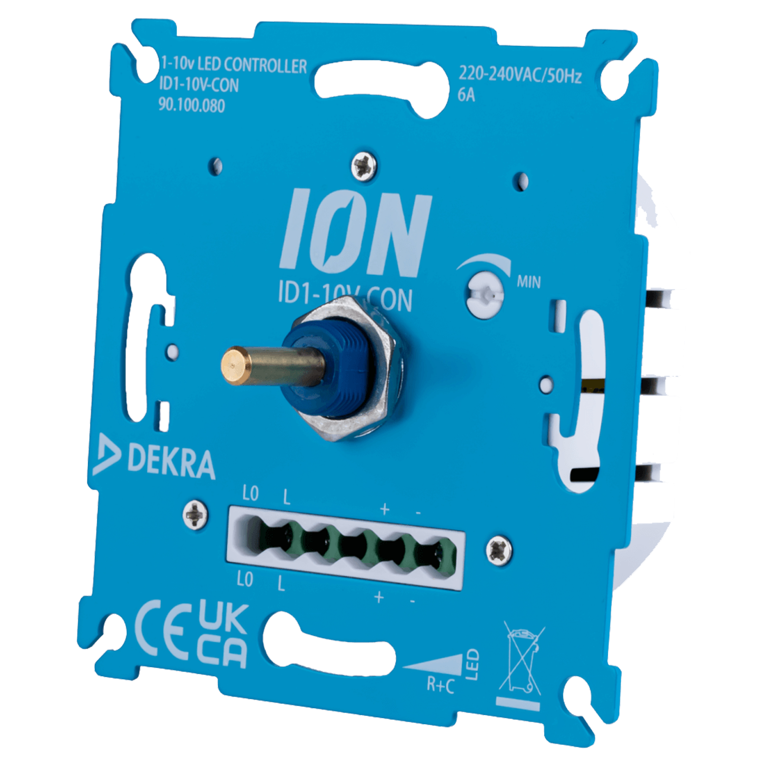 66.099.52 ION Industries  dimmer inbouw - LED - controller - 1-10V - RC element - blauw