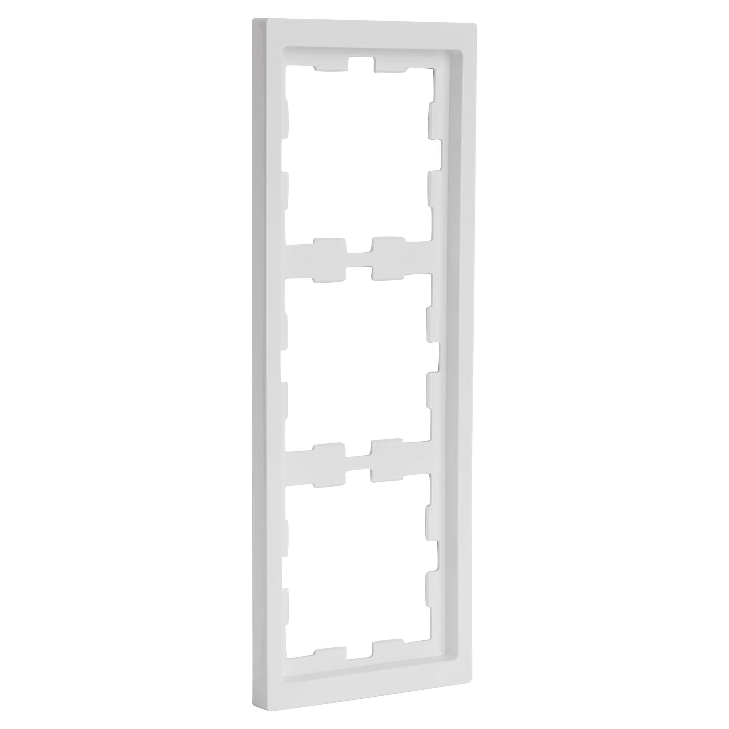 66.102.23 Merten System D afdekraam inbouw - 3-voudig lotuswit 234 x 90 x 12 mm