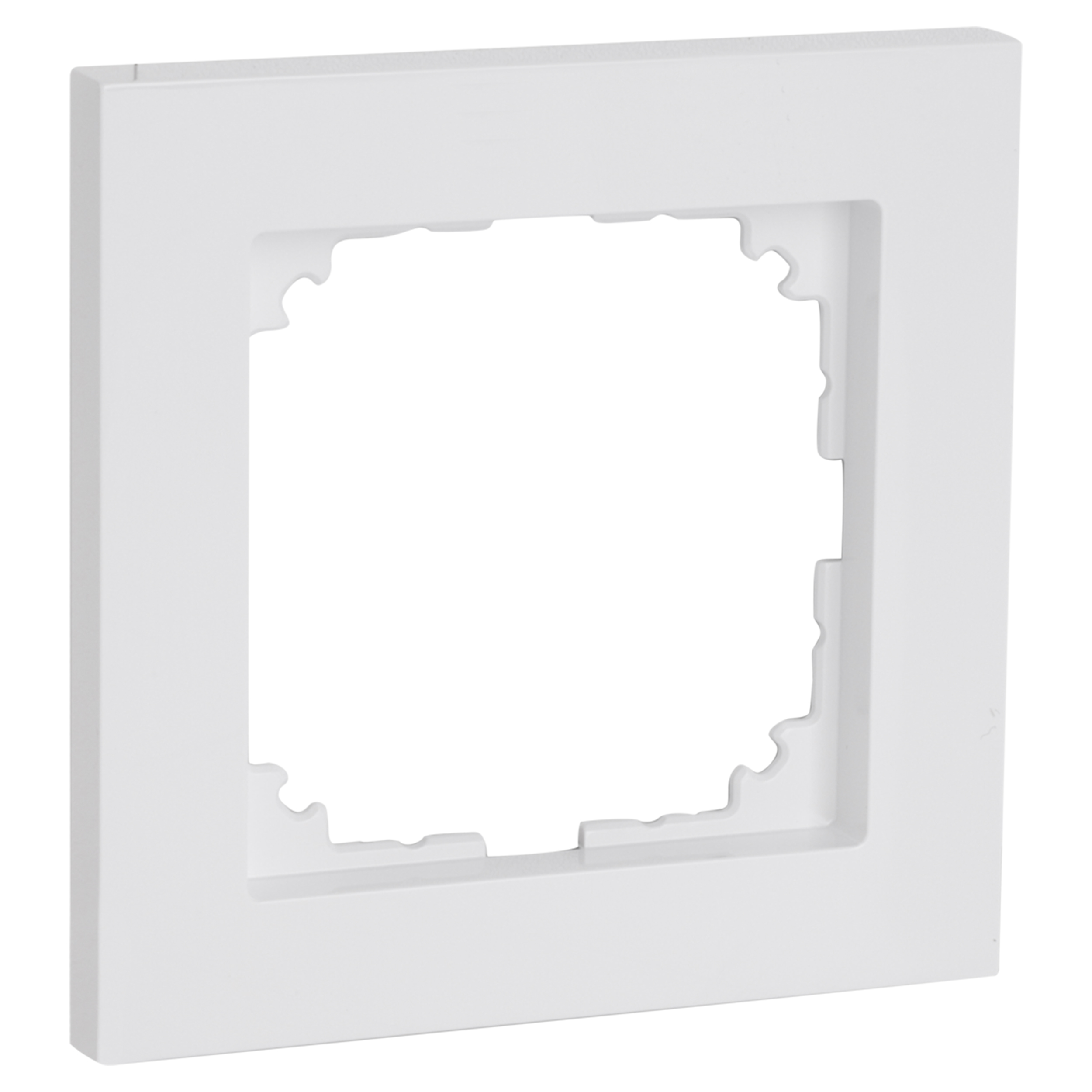 66.106.21 Merten System M Pure Decor afdekraam inbouw - 1-voudig actief wit 83 x 83 x 10 mm