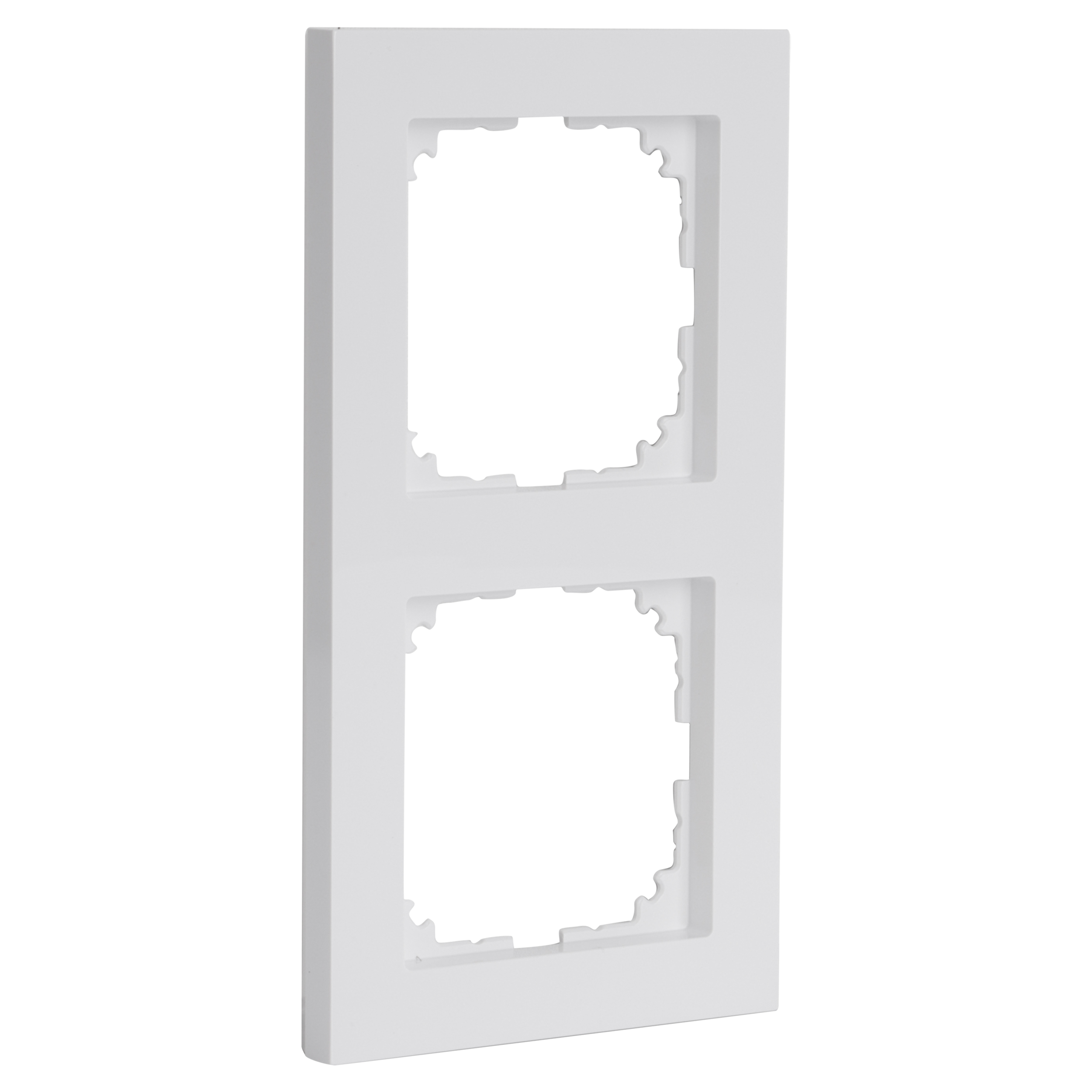 66.106.22 Merten System M Pure Decor afdekraam inbouw - 2-voudig actief wit 154 x 83 x 10 mm