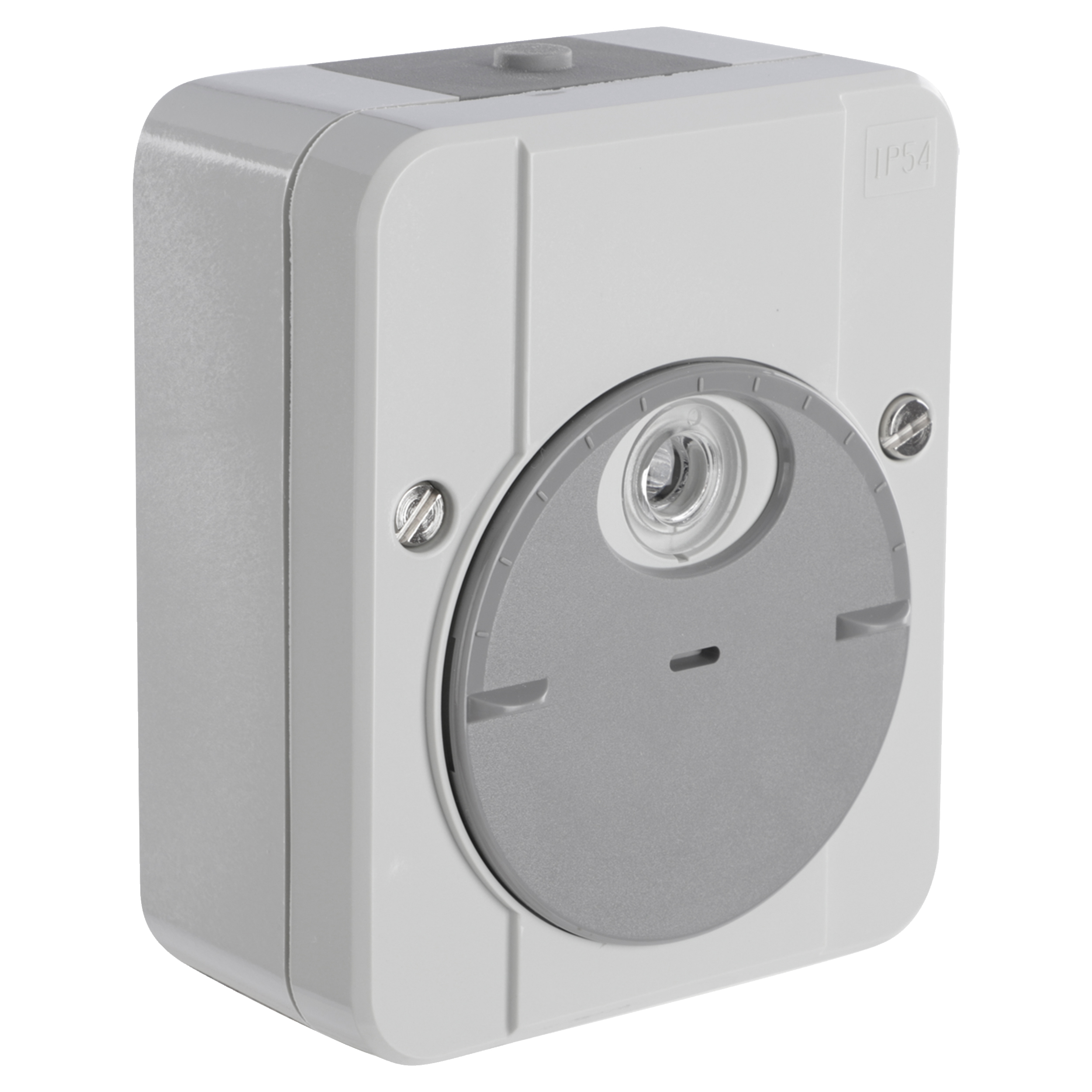 66.108.75 Merten Aquastar schemerschakelaar spatwaterdicht - opbouw - IP54 grijs 