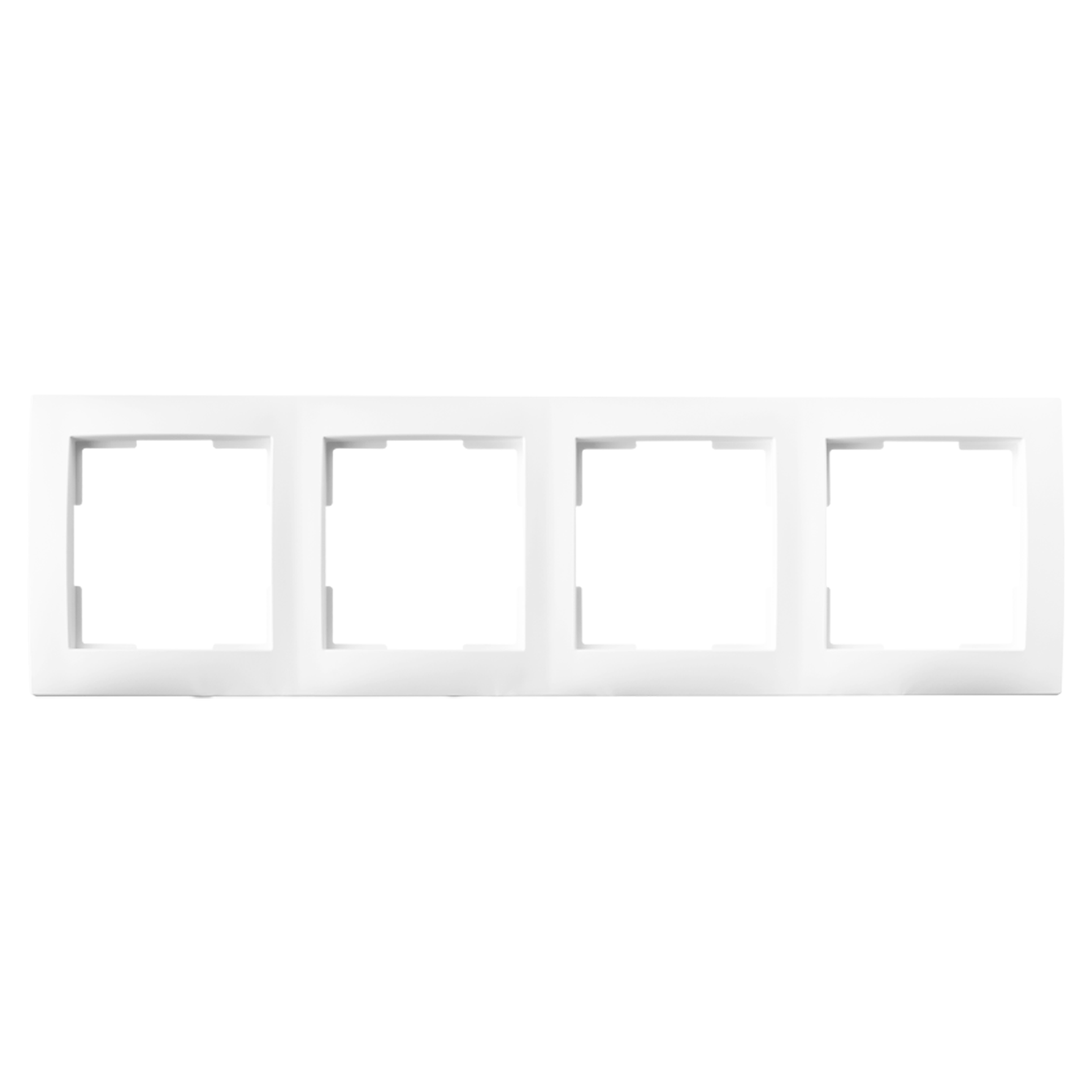 66.119.26 ION Industries E1 afdekraam 4-voudig - verticaal/horizontaal mat alpin wit 295 x 80 x 11 mm