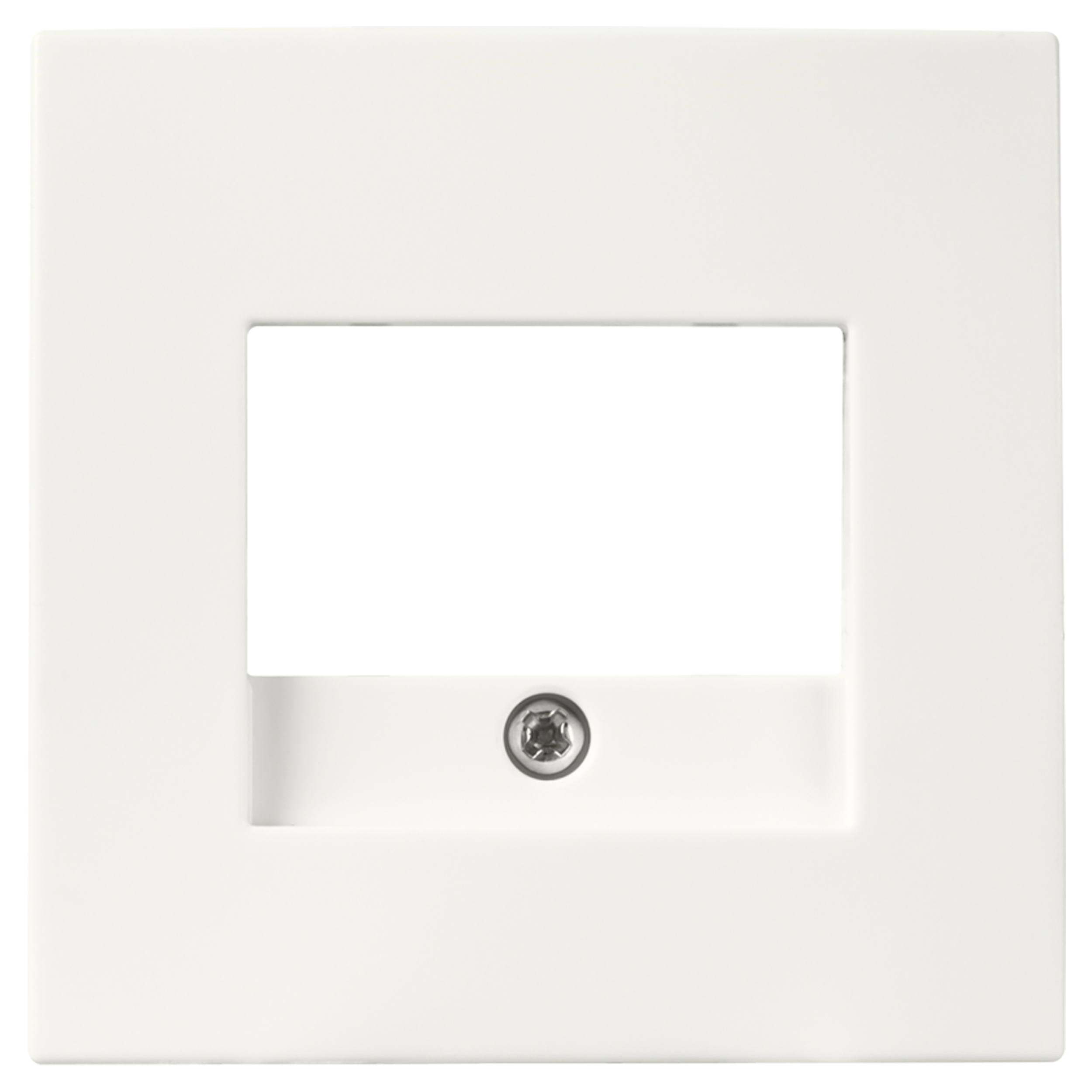 66.119.66 ION Industries E1 centraalplaat TAE/UAE/USB mat alpin wit 55 x 55 mm