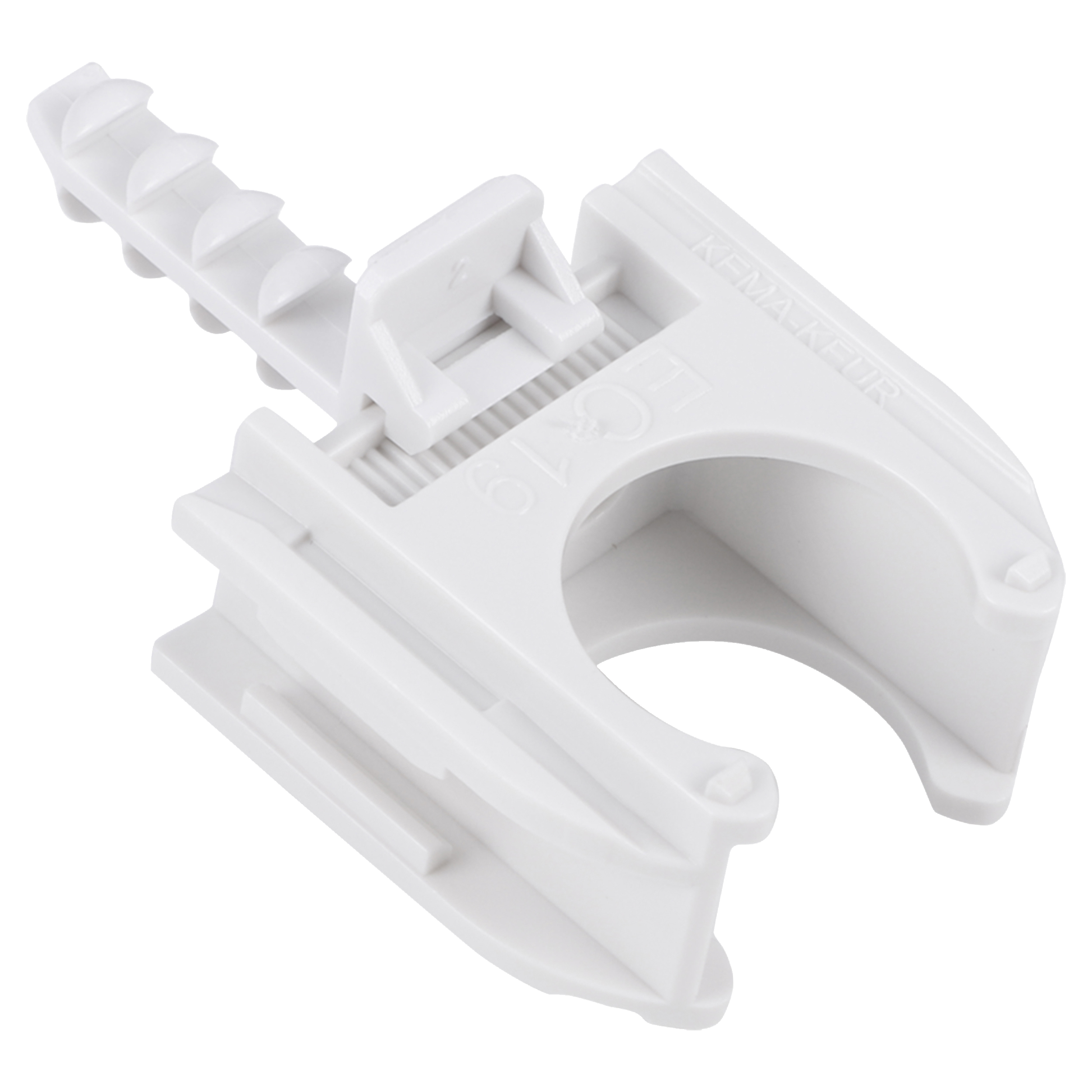 66.203.01   buisclip euro wit 19 mm