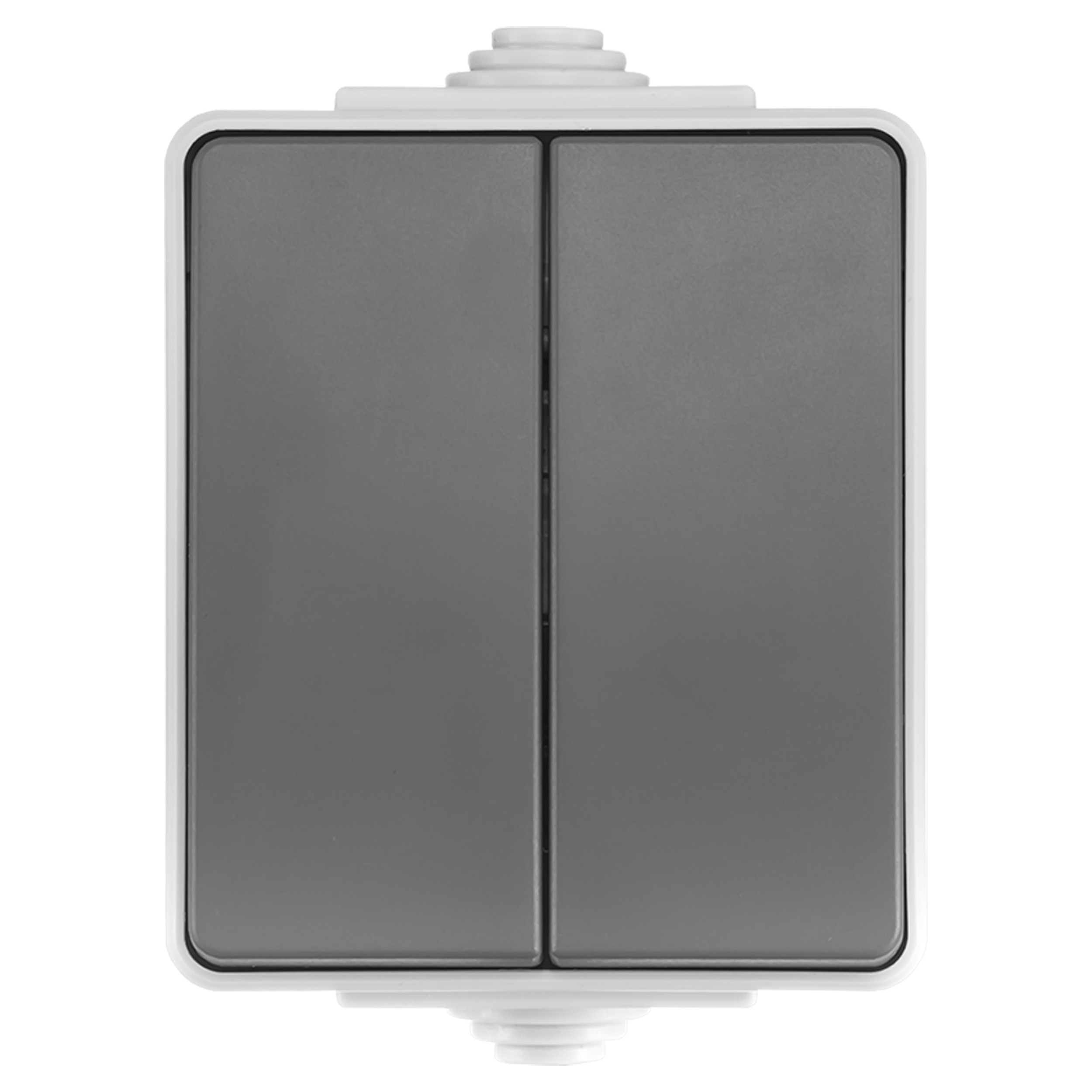 66.944.02 ION industries  schakelaar spatwaterdicht - opbouw - serie - IP55 grijs 