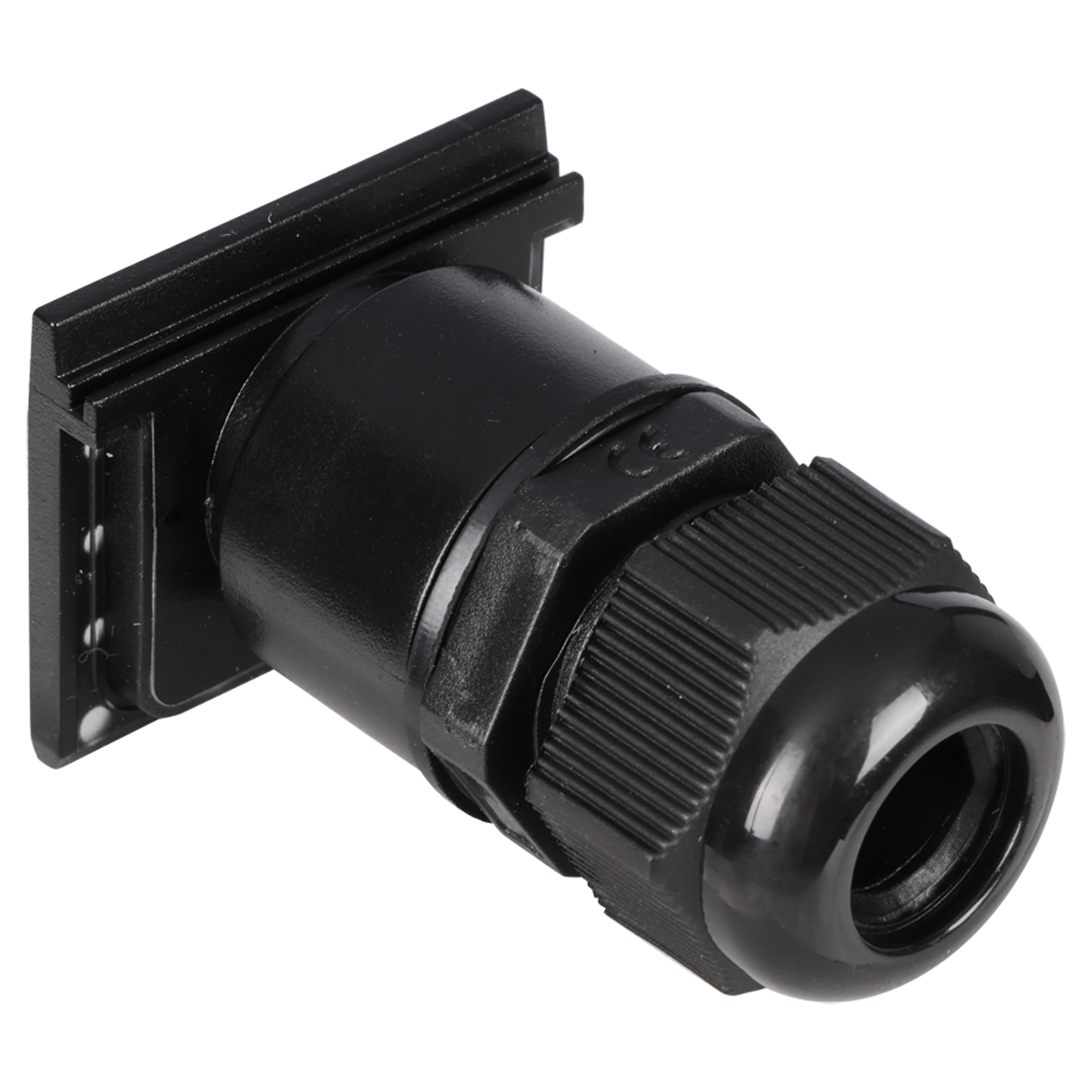 66.946.99 ION industries  wartelinvoer kabel - M20 mat zwart 