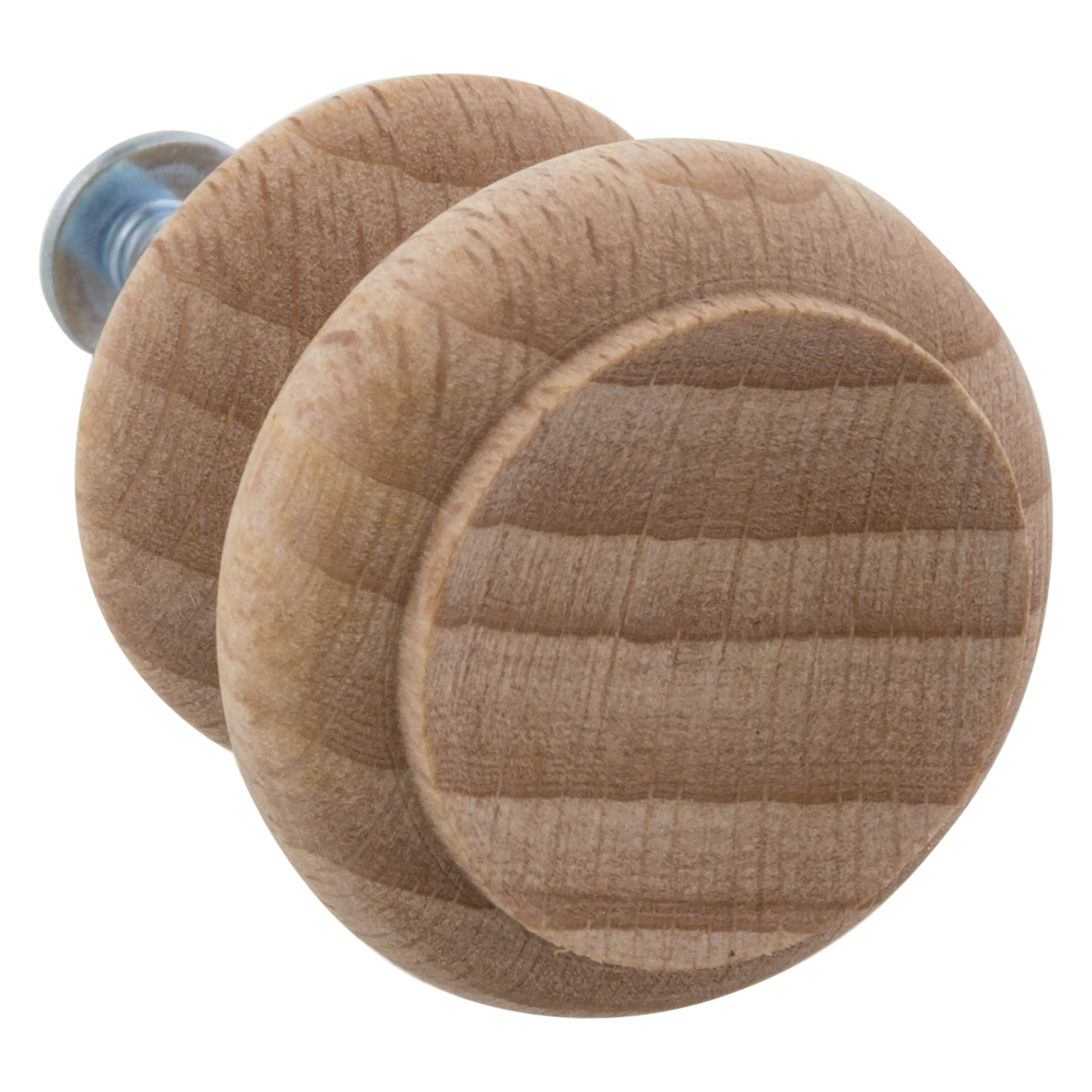 80.300.02 Starx  knop rond - hol bruin 30 mm