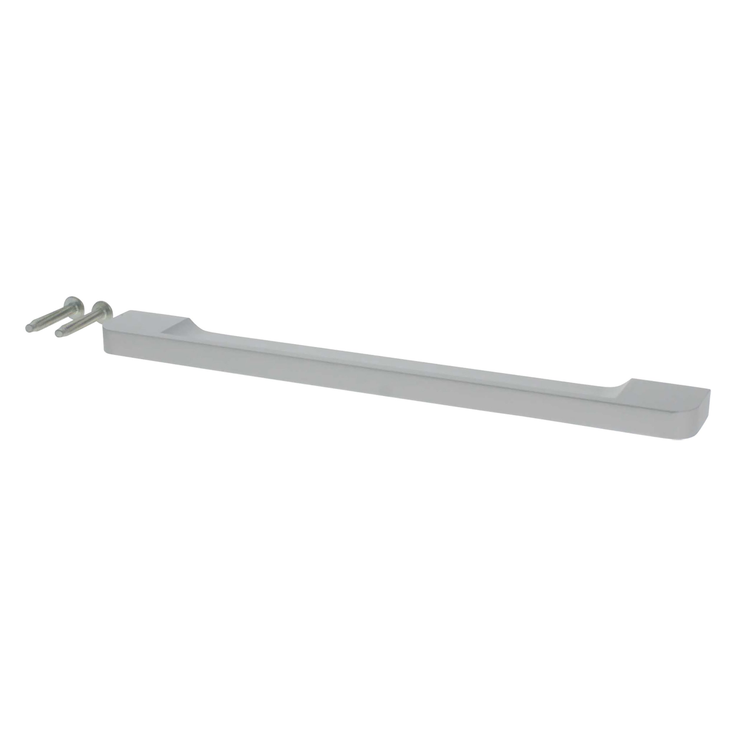 80.601.43 Starx  meubelgreep plat - afgerond aluminium 160 mm