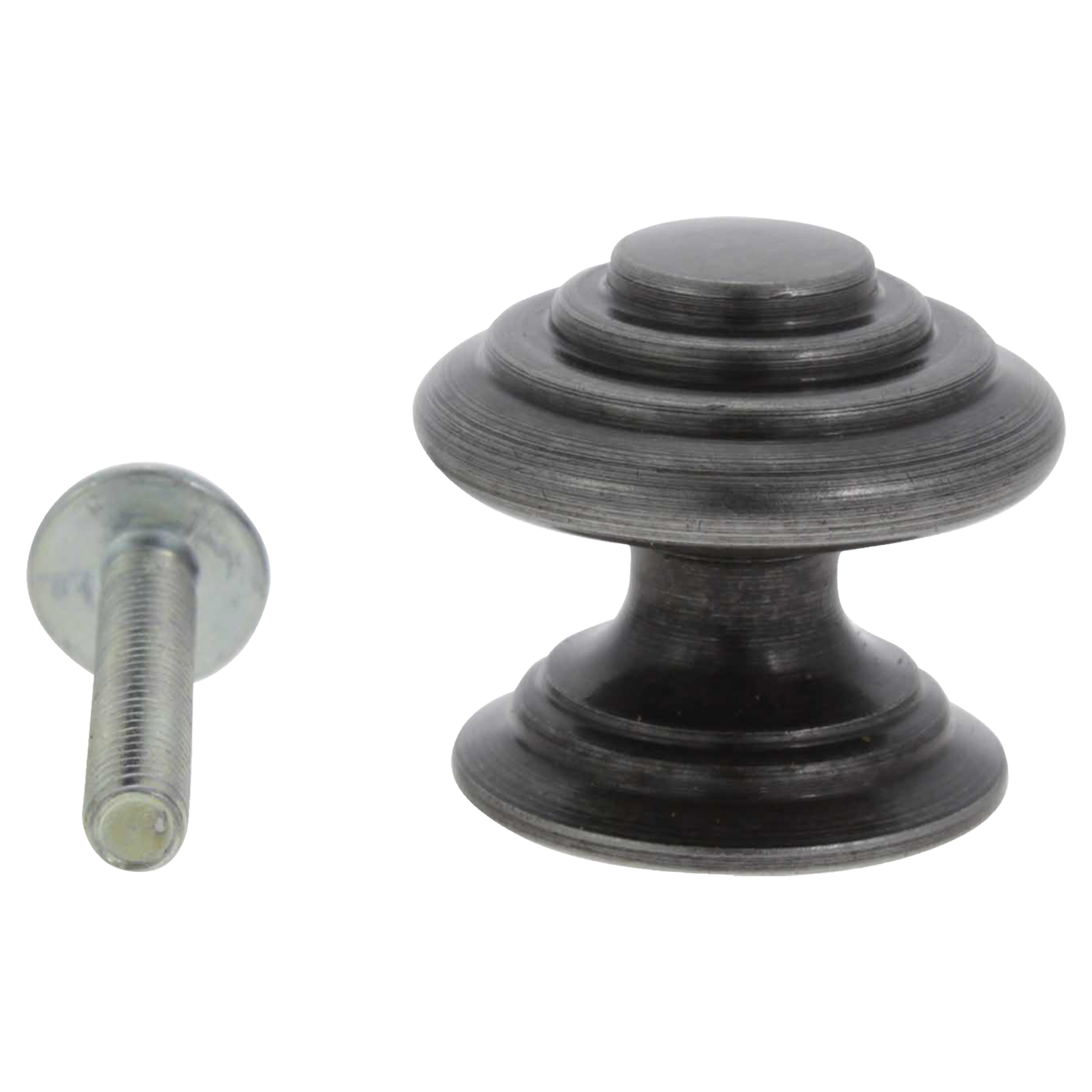 80.601.49 Starx  knop punt - cilindrisch grijs 25 mm