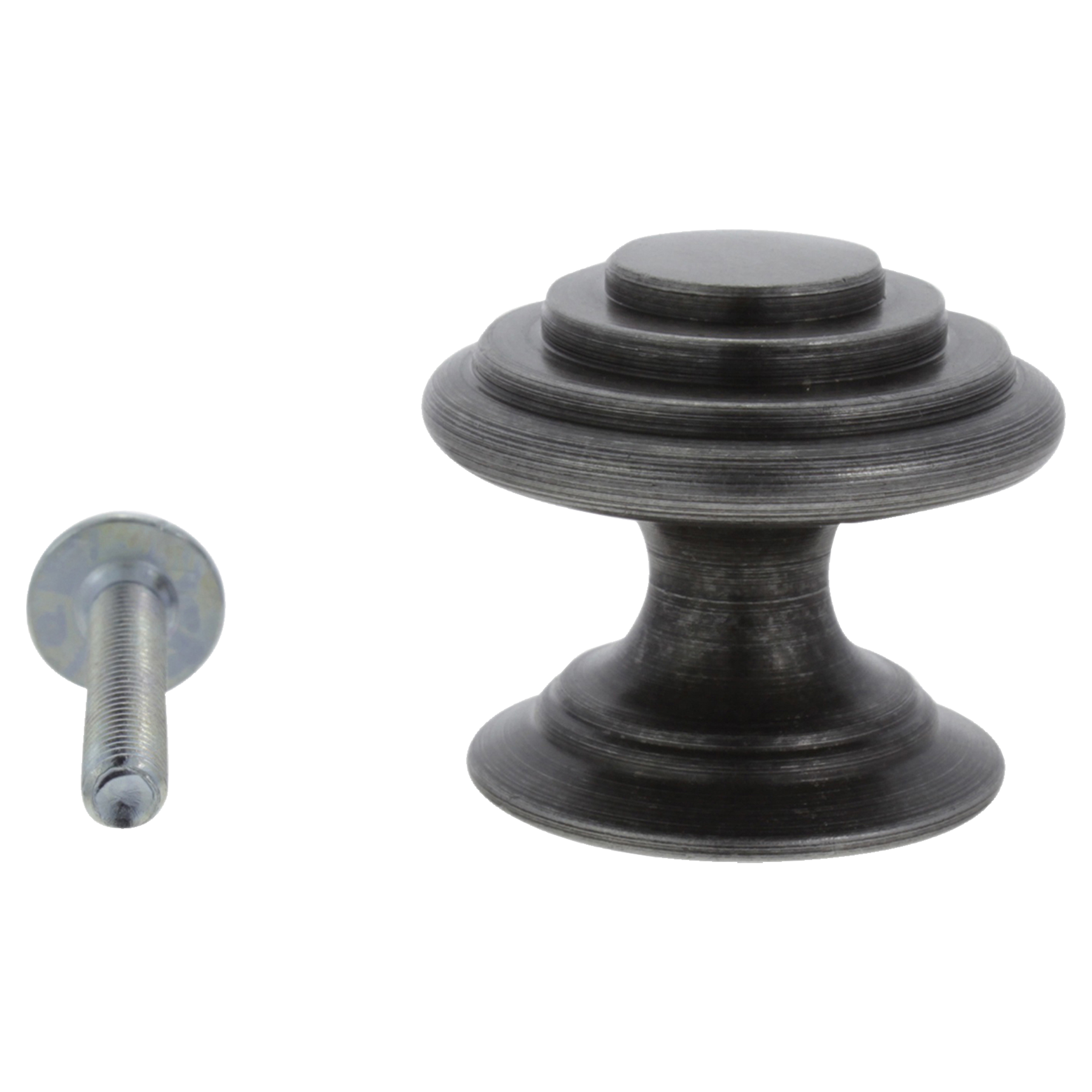 80.601.50 Starx  knop punt - cilindrisch grijs 30 mm