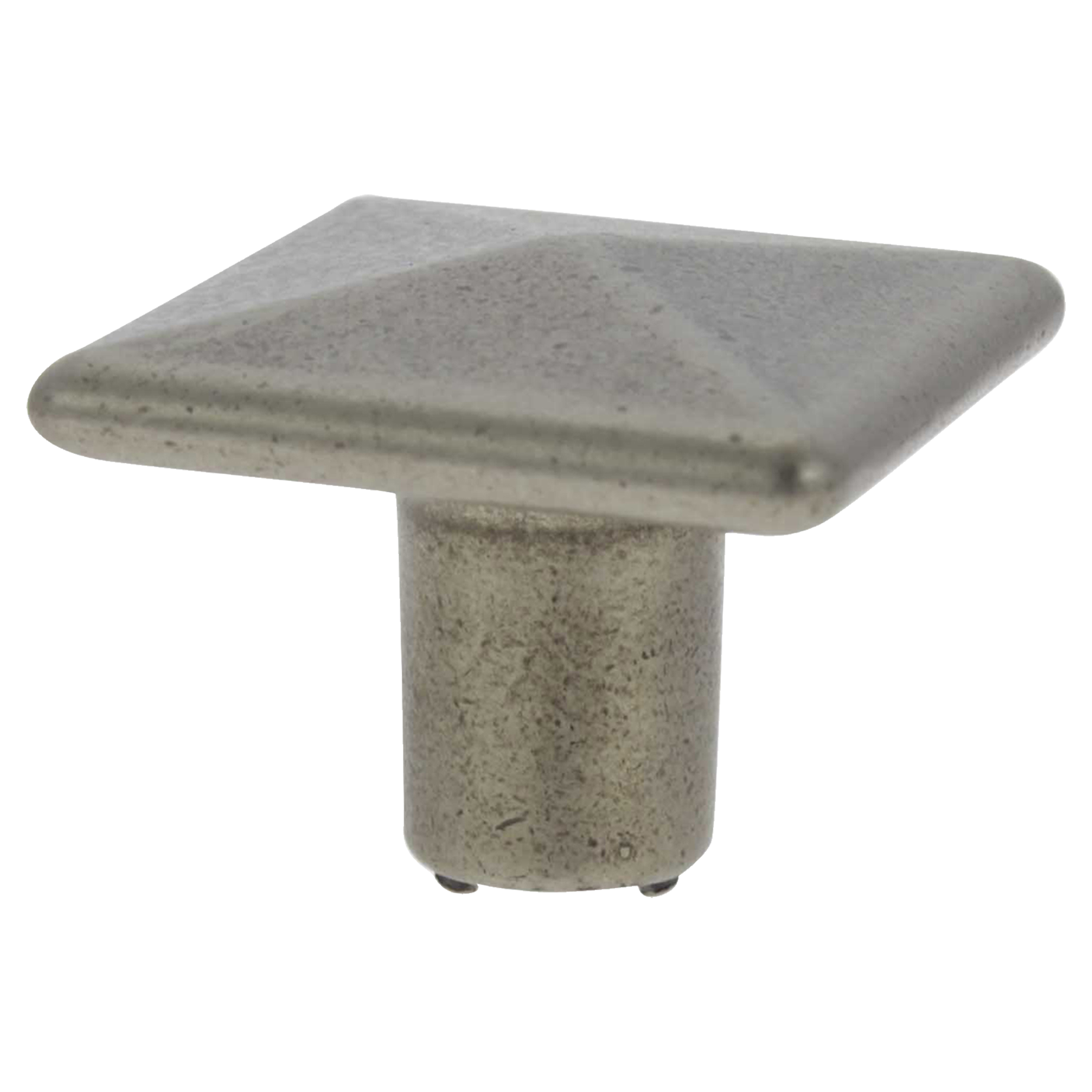 80.601.51 Starx  knop vierkant - kruis grijs 26 mm
