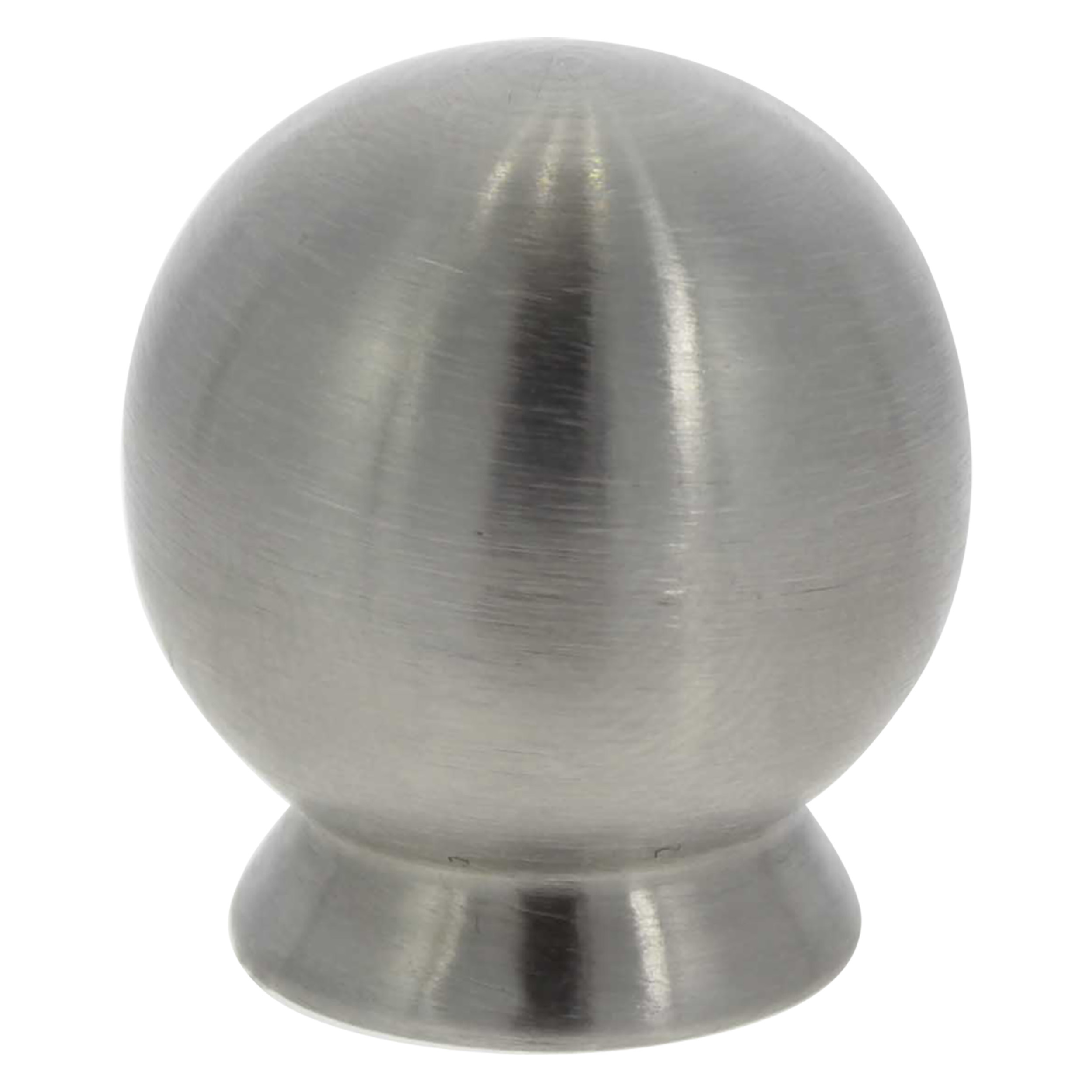 80.601.61 Starx  knop bolrond RVS Achterplaat Ø25 mm