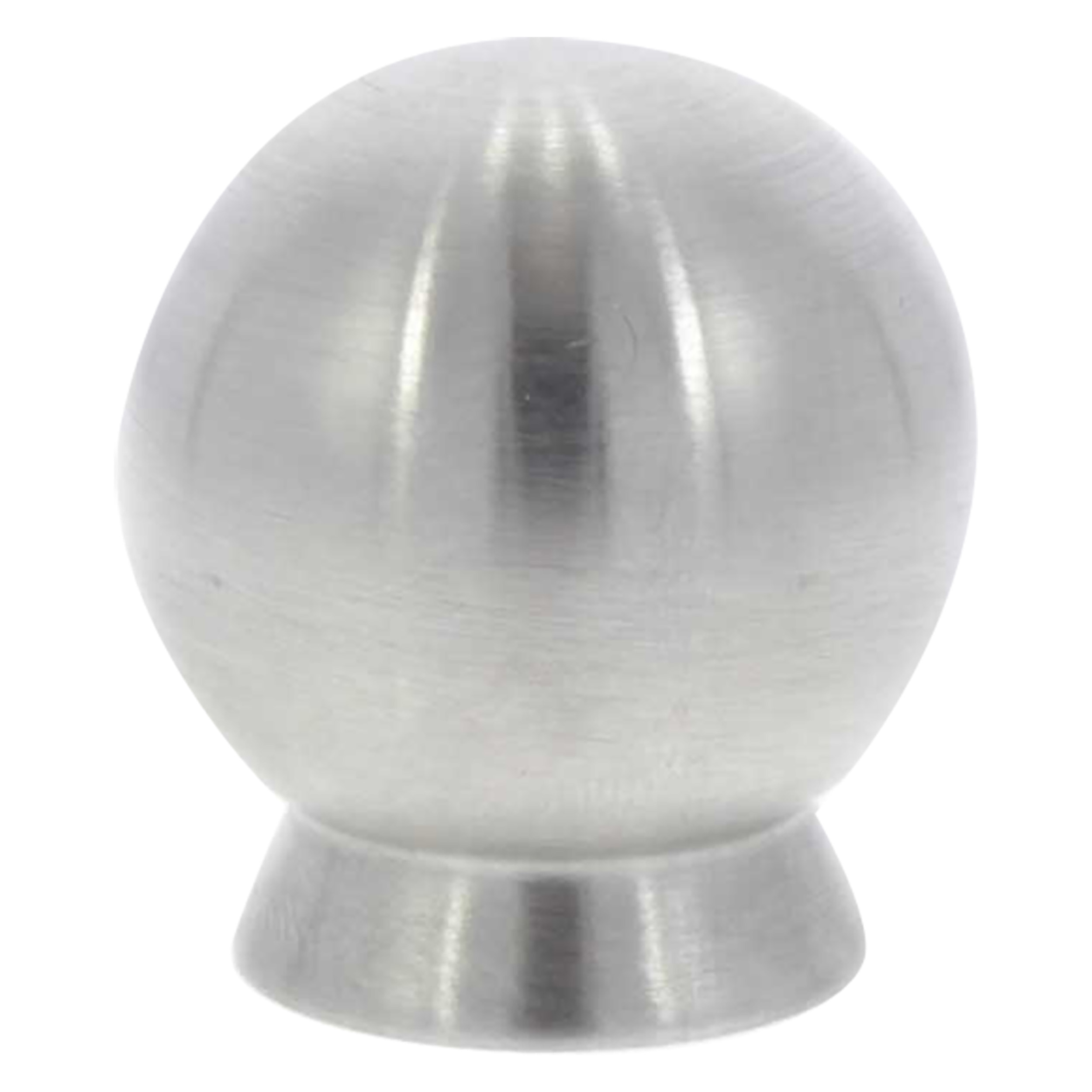 80.601.62 Starx  knop bolrond RVS Achterplaat Ø30 mm