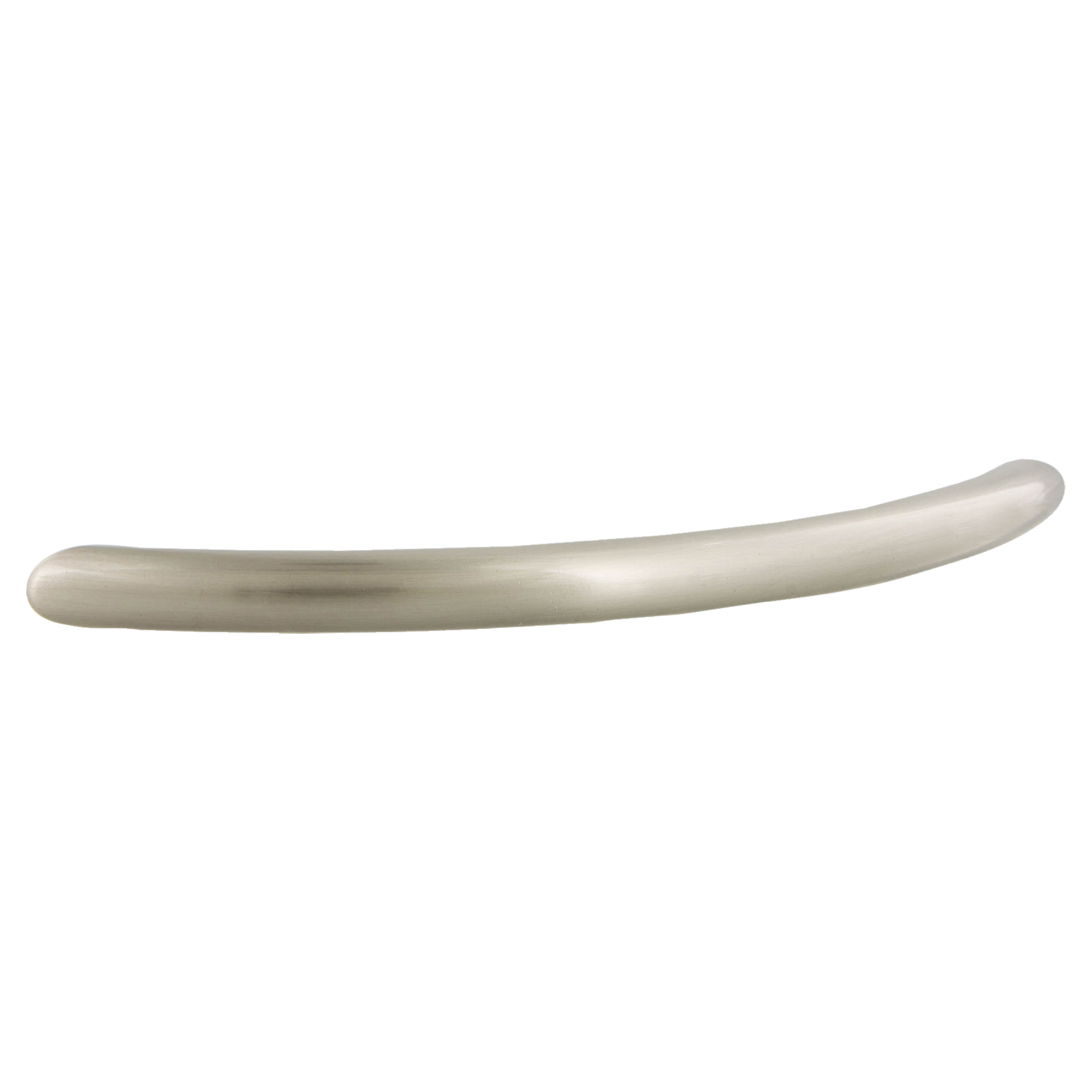 80.601.74 Starx  booggreep rond - gebogen mat nikkel 128 mm