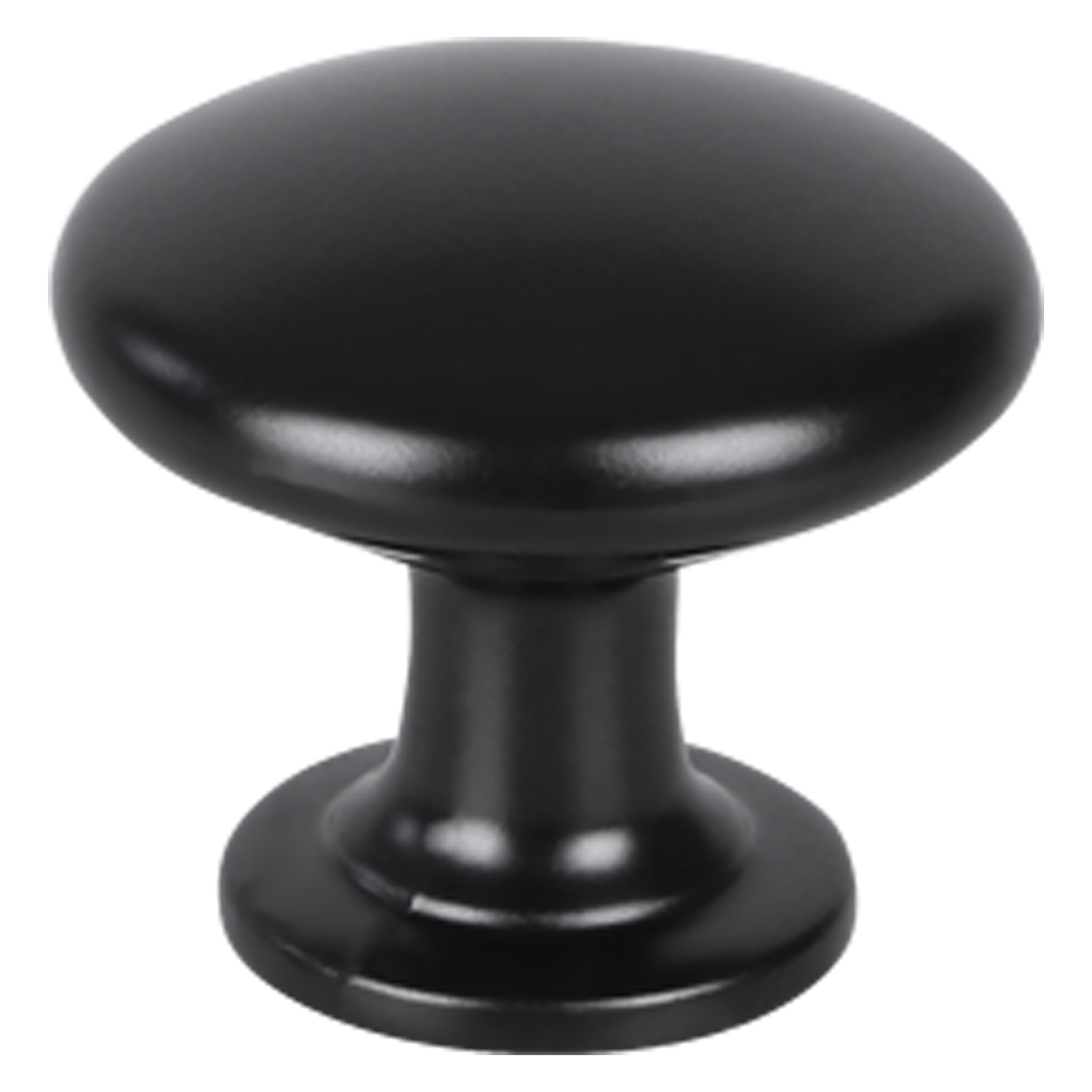 80.601.94 Starx  knop bol - rond zwart 29 mm