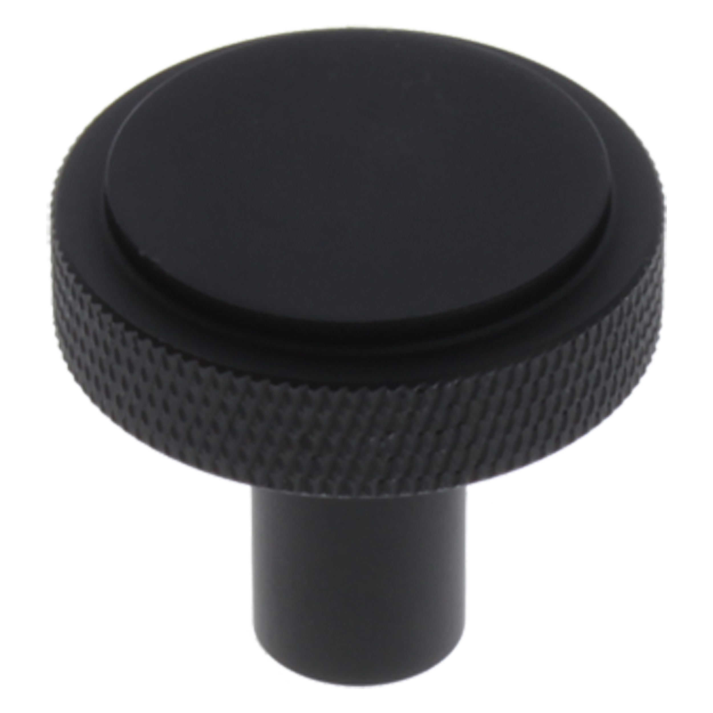 80.601.97 Starx  knop vlak - rond zwart 35 mm